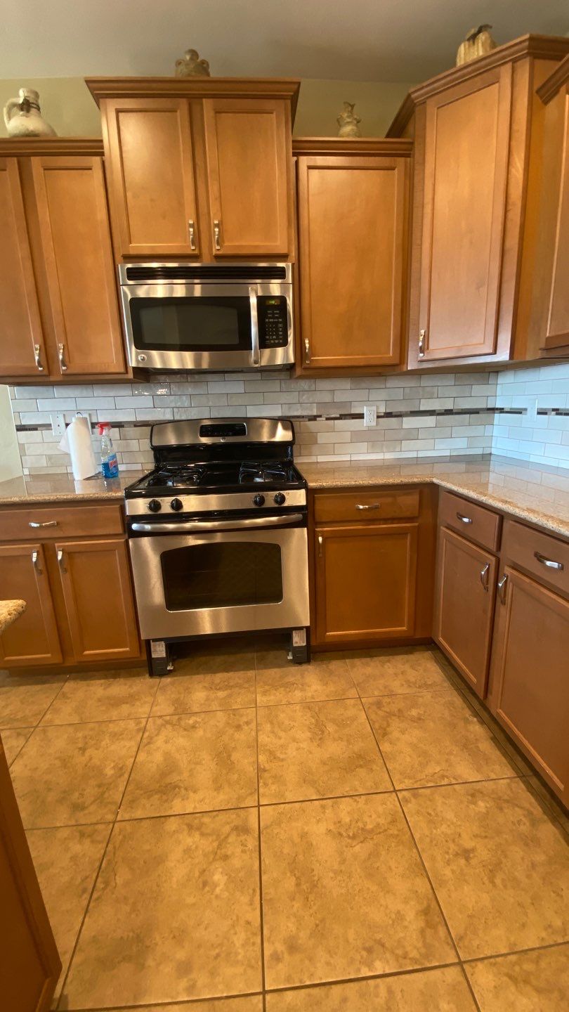 Harmony Kitchen Backsplash & Custom Coffee & Wine Bar by Workman Company LLC