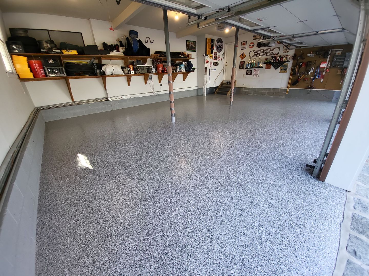 Garage Floor Coating using Penntek by Spectrum Painting, LLC