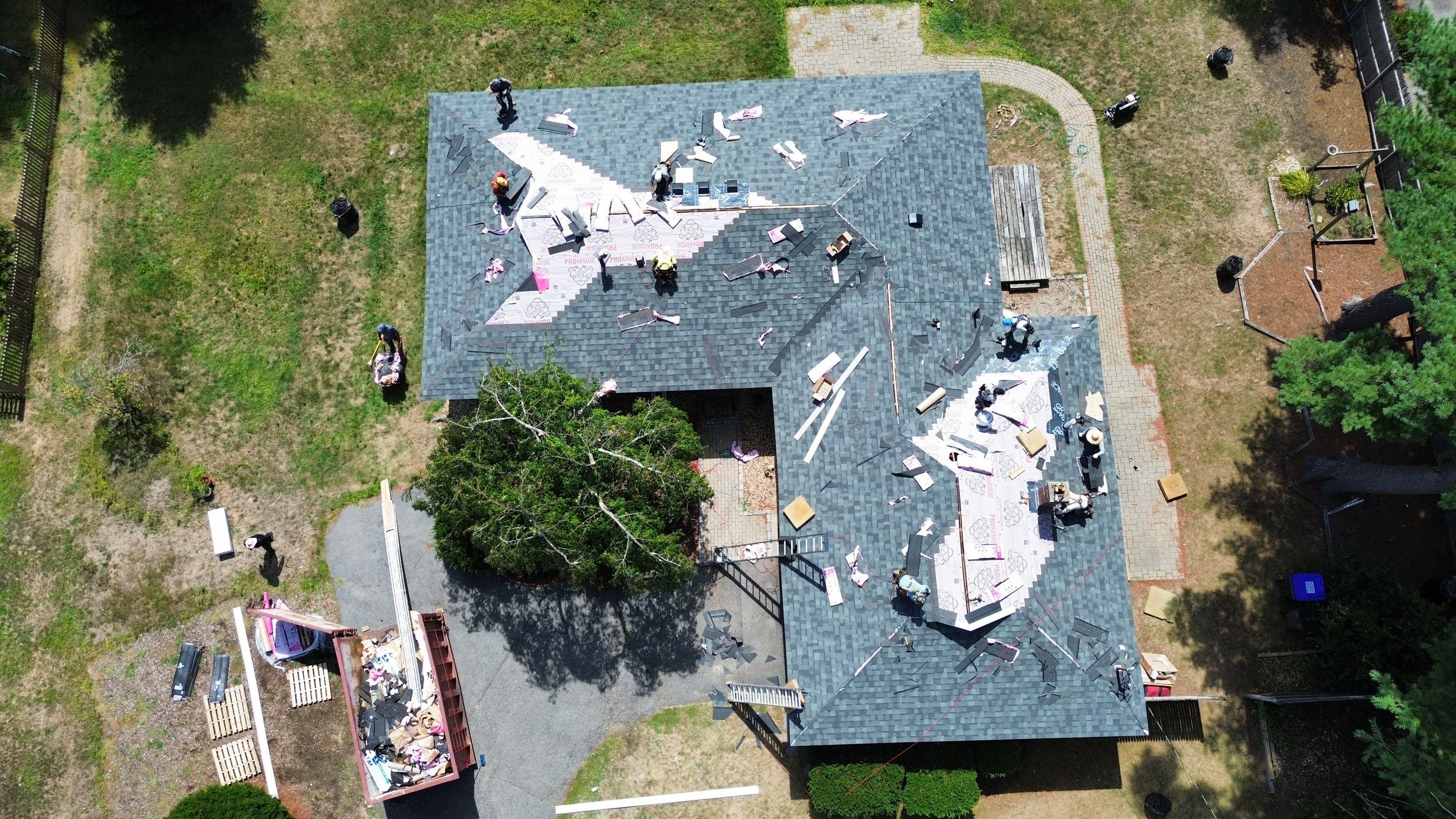 Roof Replacement & Gutter Installation – Chelmsford, MA by Mighty Dog Roofing of Greater Middlesex County