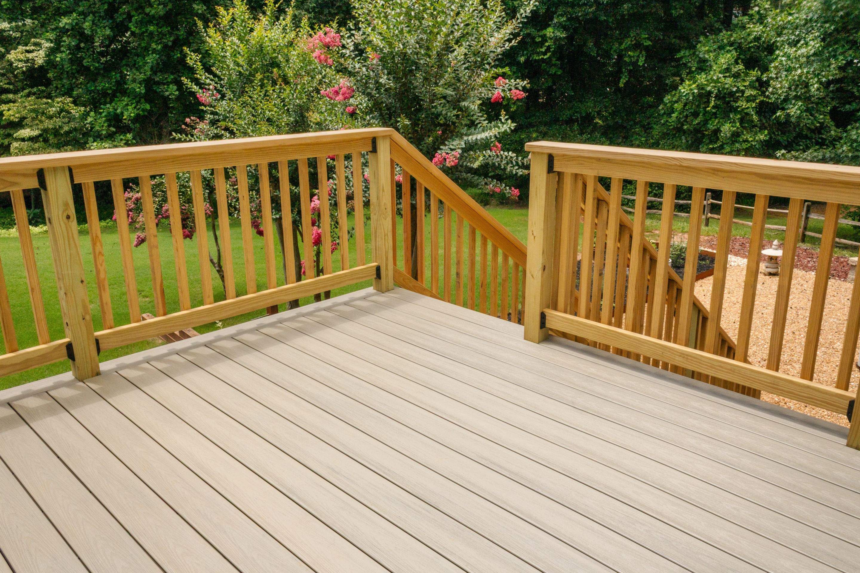 Lawrenceville, GA Deck Rebuild using Deckorators Venture Series and Pressure Treated Pine by Nelson Exteriors 