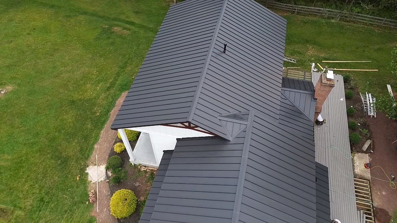 Gorgeous Standing Seam Roof Color Black by CMNG LLC