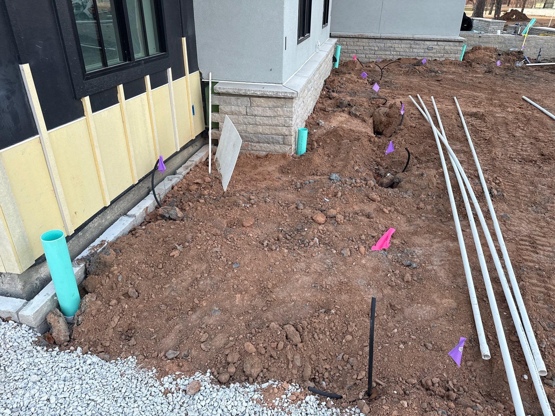 Project in Bixby, OK New construction  by BA Lawns and Landscaping LLC 