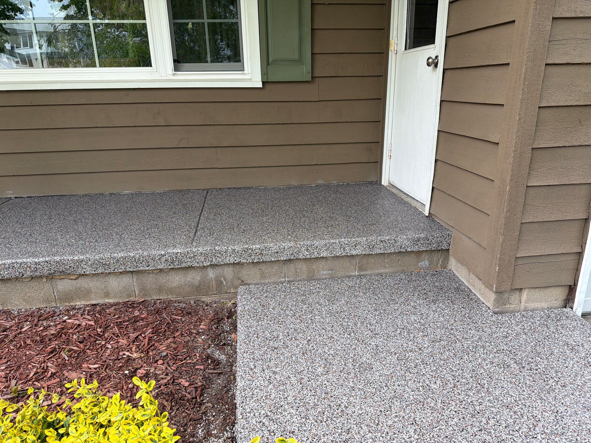Bagari Stone Crest Porch Coating by NG Masonry & Construction LLC