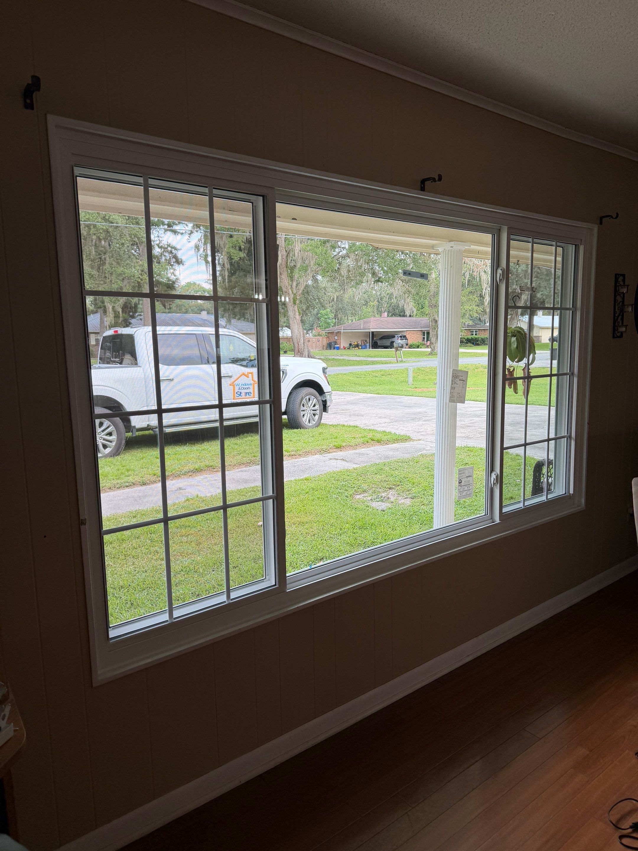Energy-Efficient White Vinyl Window Replacement in Lake City, Florida by Windows & Doors Store