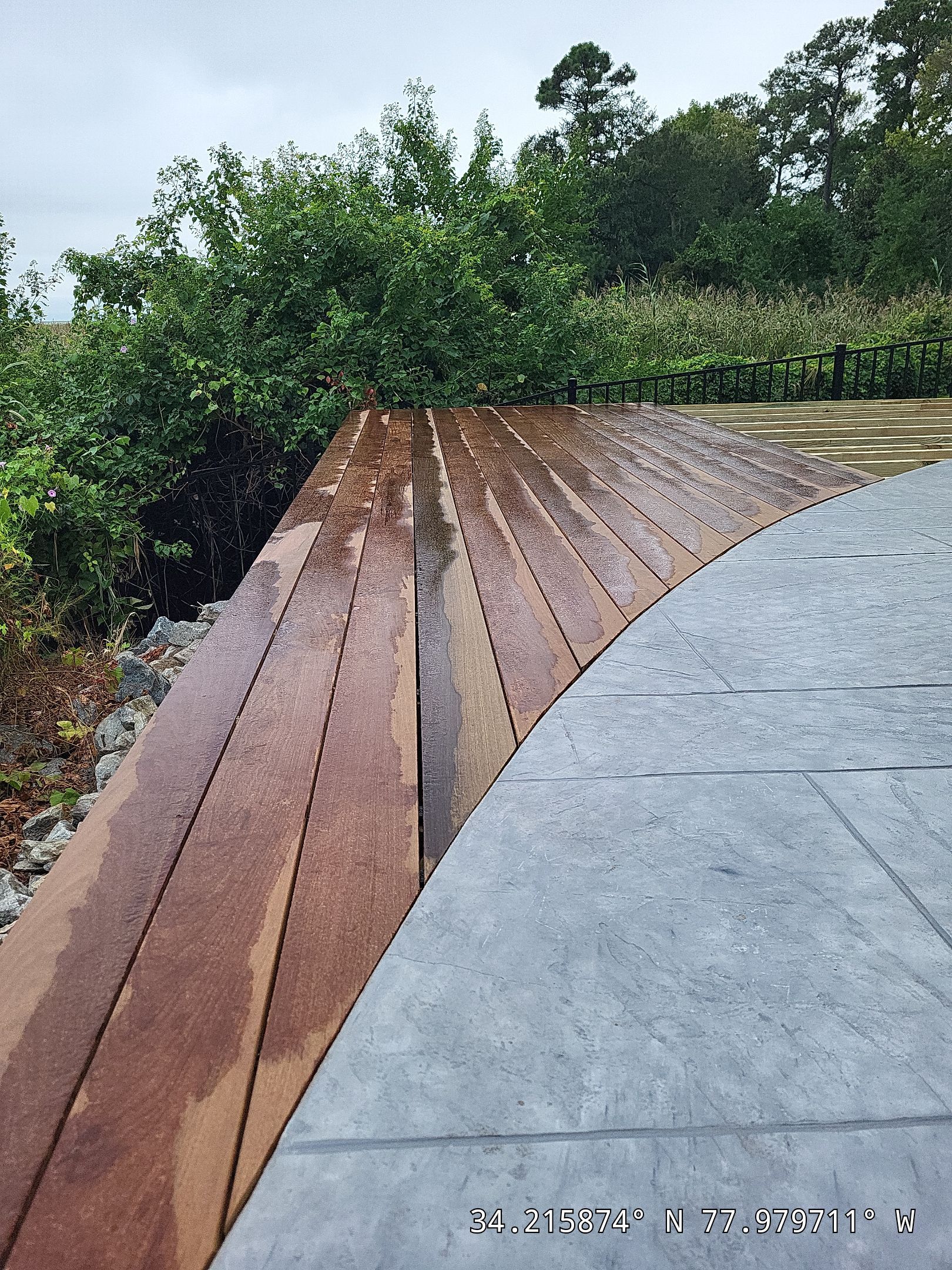 Pool Deck using IPE Decking Groved by RGR Construction and Roofing, LLC