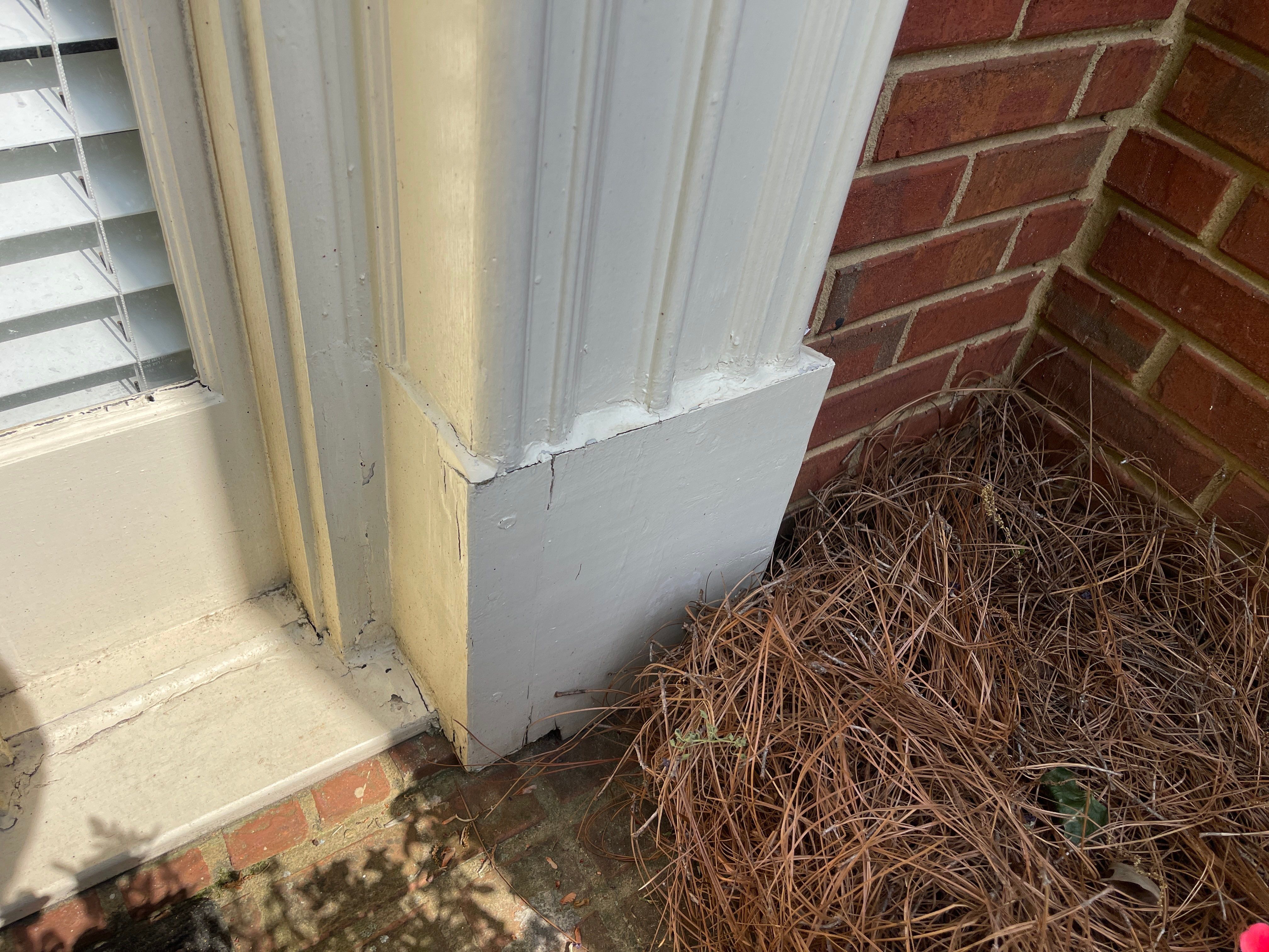 Marietta, GA Rotten Wood Replacement, Chimney Corner Board Installation, Gutter Replacement, and Exterior Painting by Nelson Exteriors