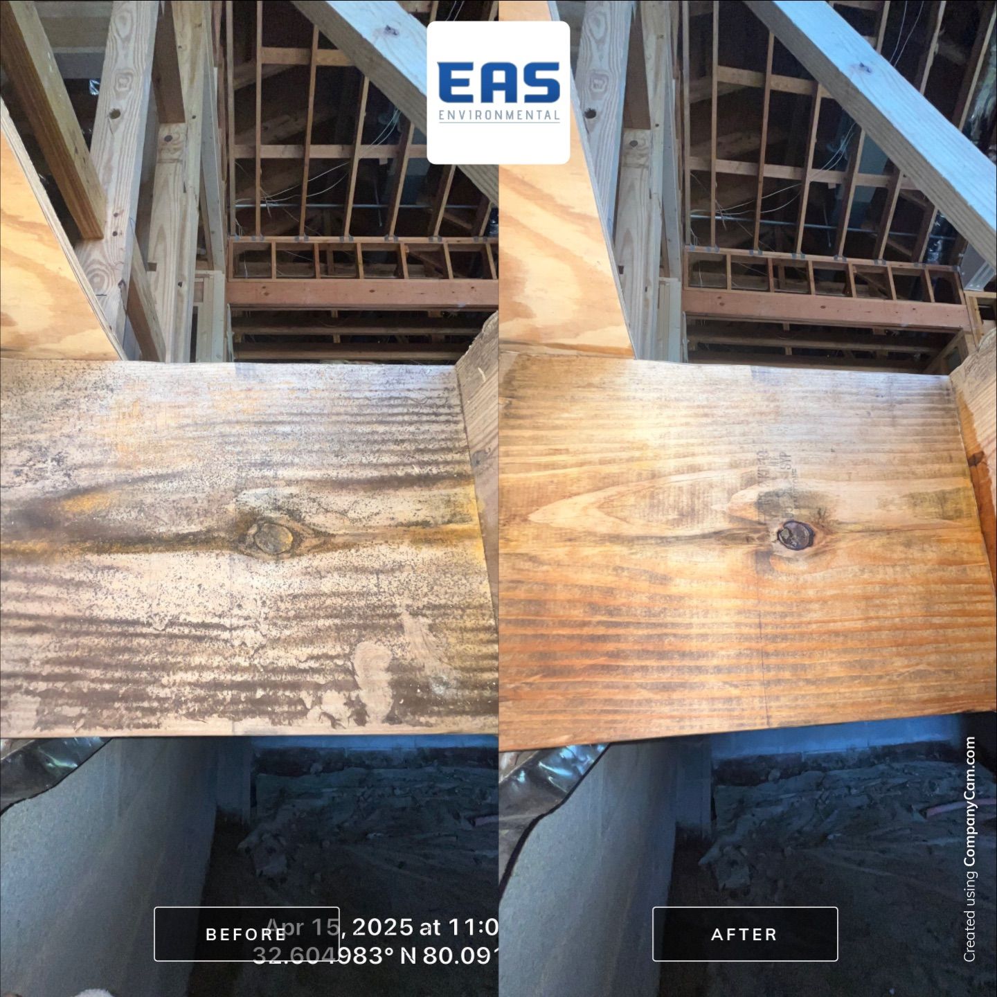 Mold Remediation and Encapsulation Crawlspace by EAS Environmental, LLC.