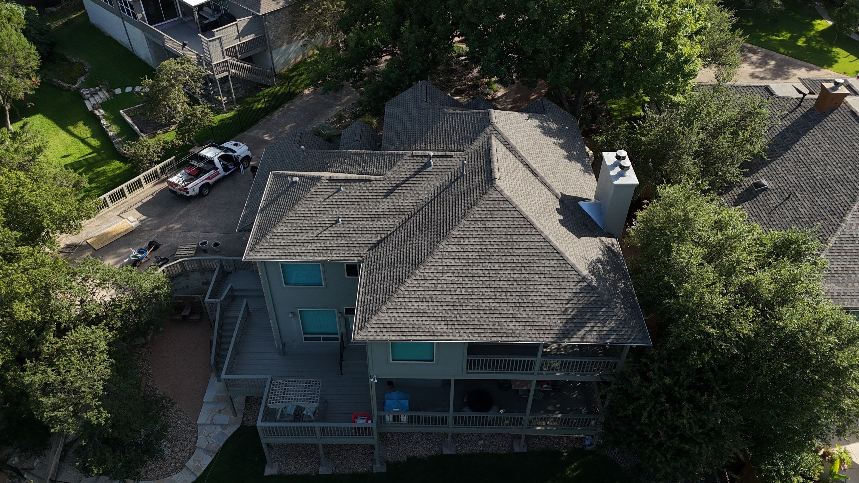 Residential Construction using GAF - UHDZ - Weathered Wood by Action Exteriors Austin
