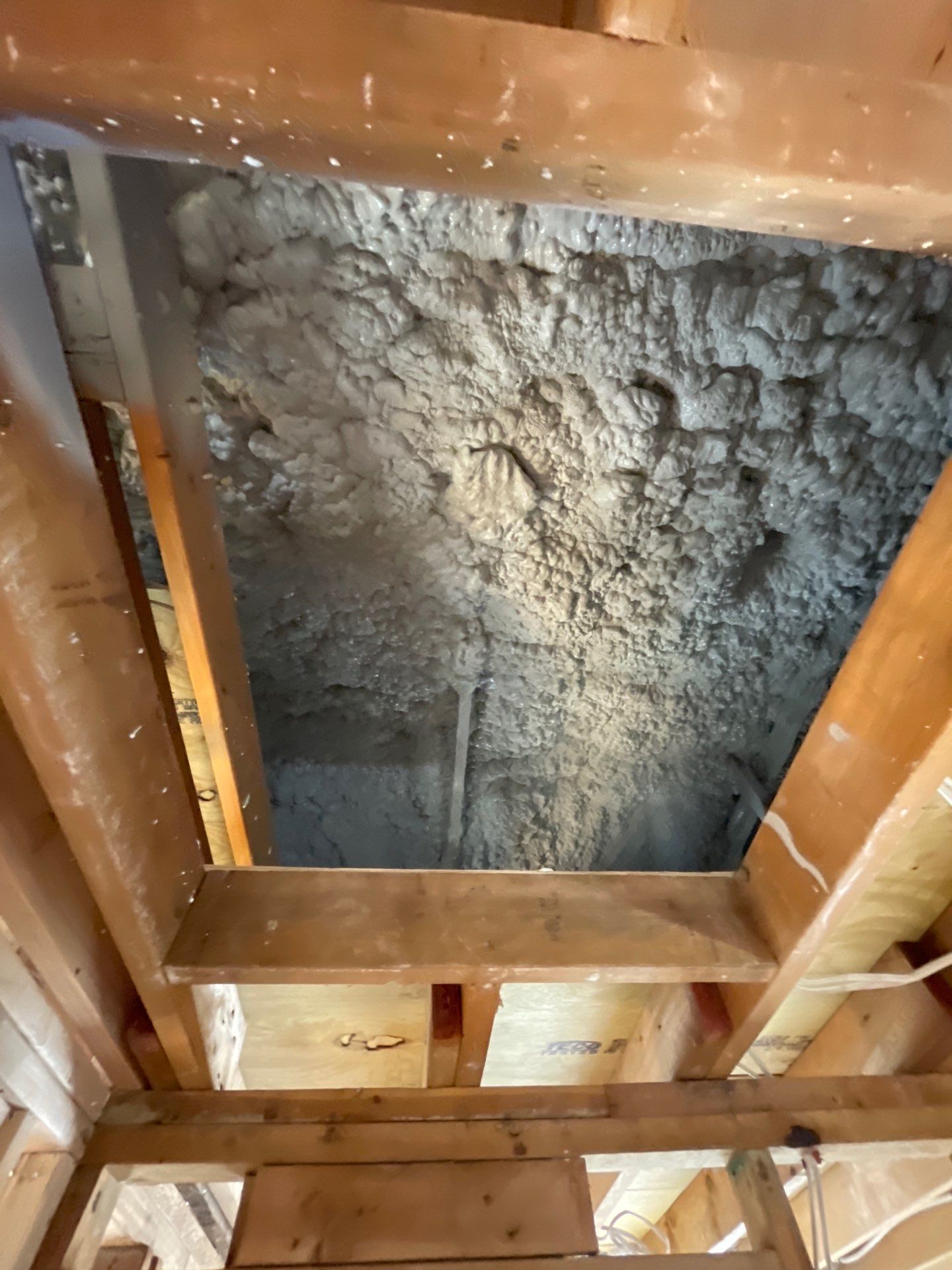 Basement Exterior Walls using Closed Cell Spray Foam by NYS Foam & Energy