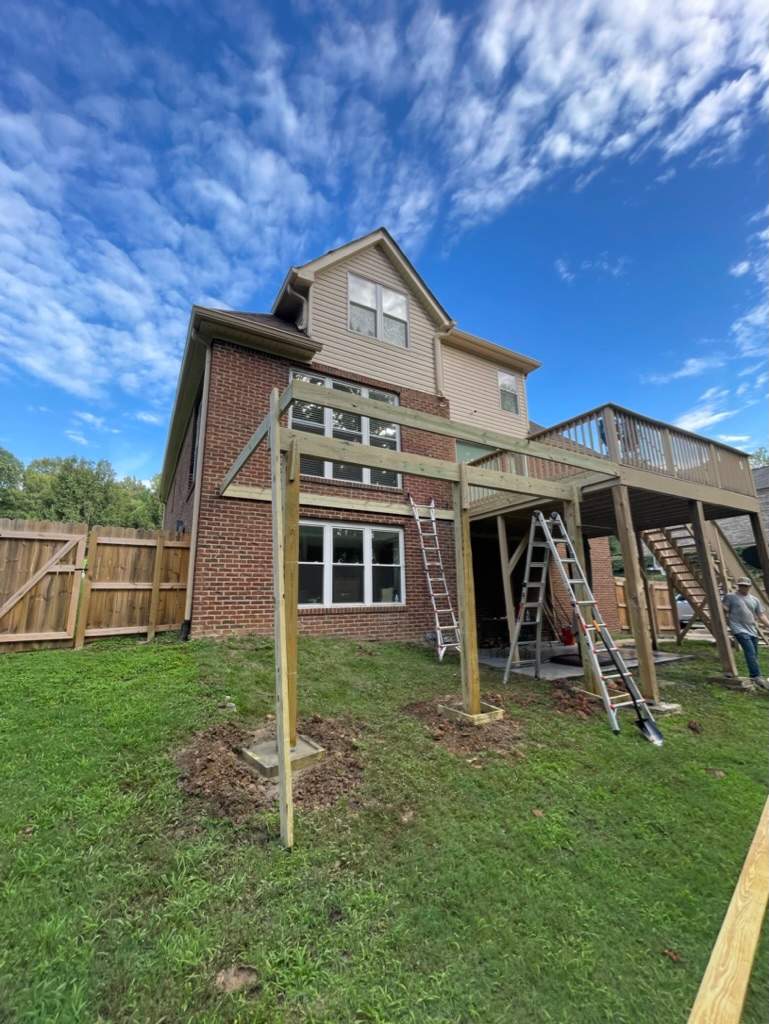 Aspen Lake - Covered Porch by Pillar and Pine