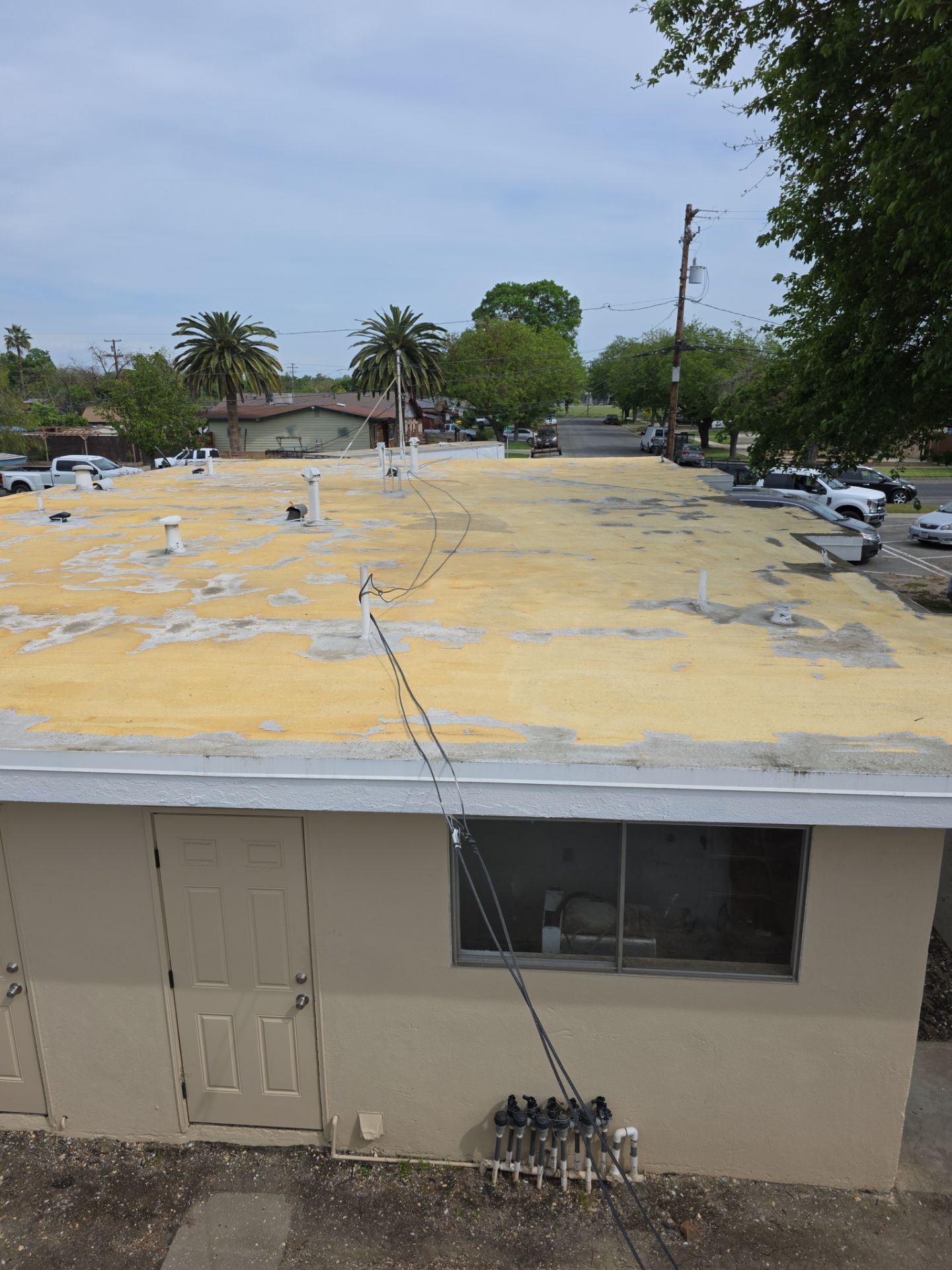 Foam Refurbish using Conklin Benchmark/PUMA XL coatings and spray foam by Straight Edge Roofing Inc