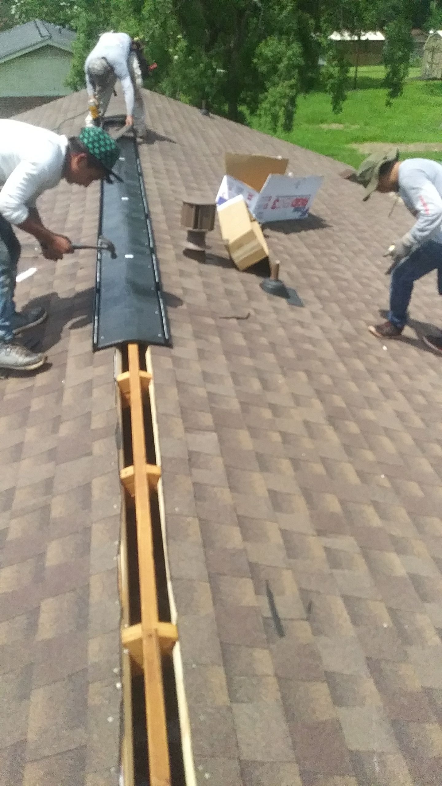 Residential Roofing Installation using Roof Replacement by American Roofing & Construction LLC