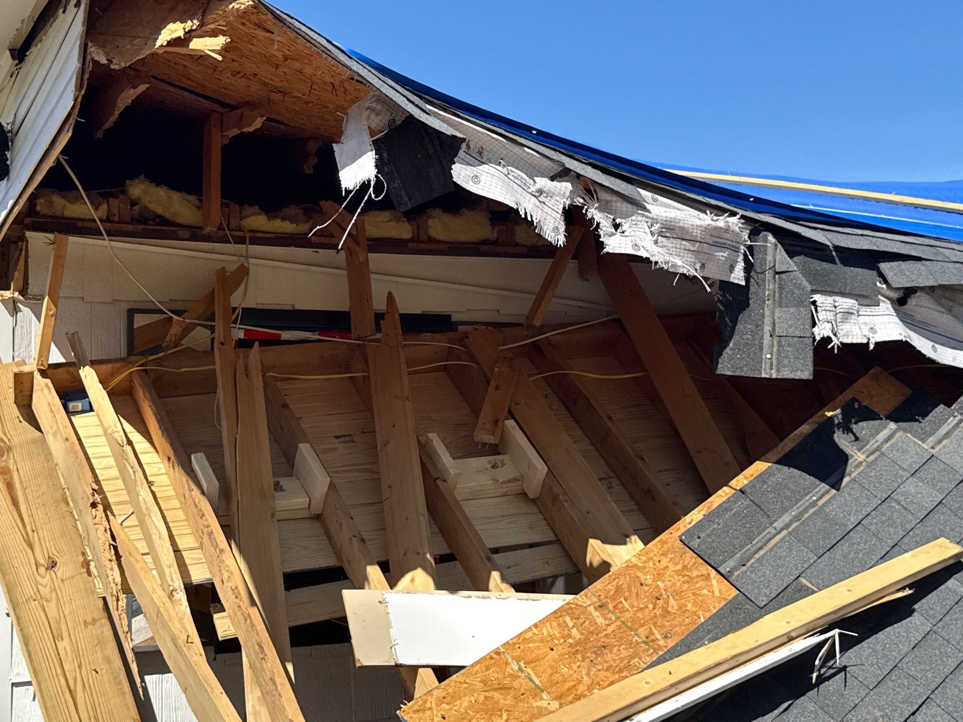 Structural Roof Restoration and Porch Repair in Hernando MS by Revival Roofing Services