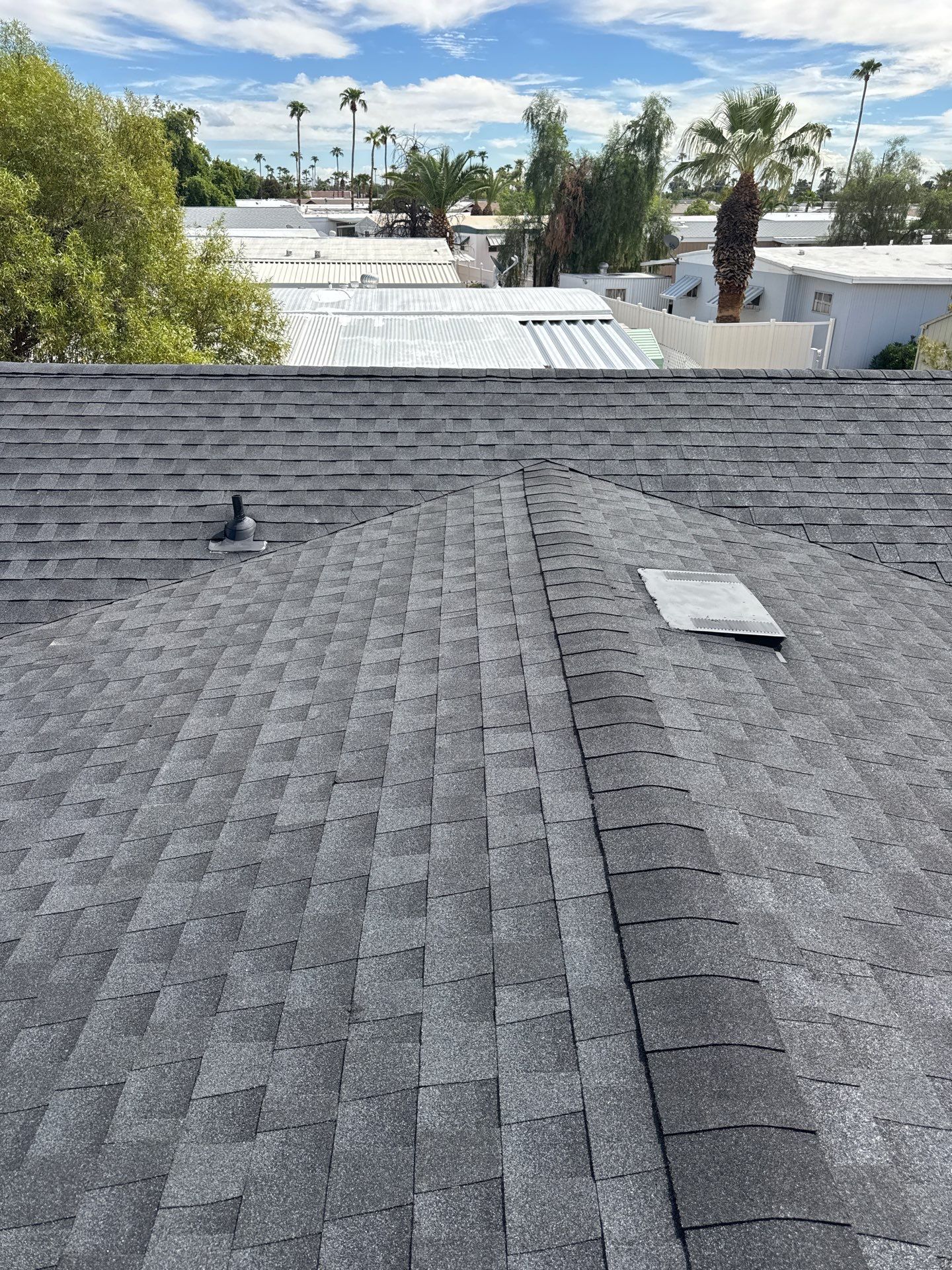 Residential Roof Install using GAF in Mesa by Weather-Tite Roofing
