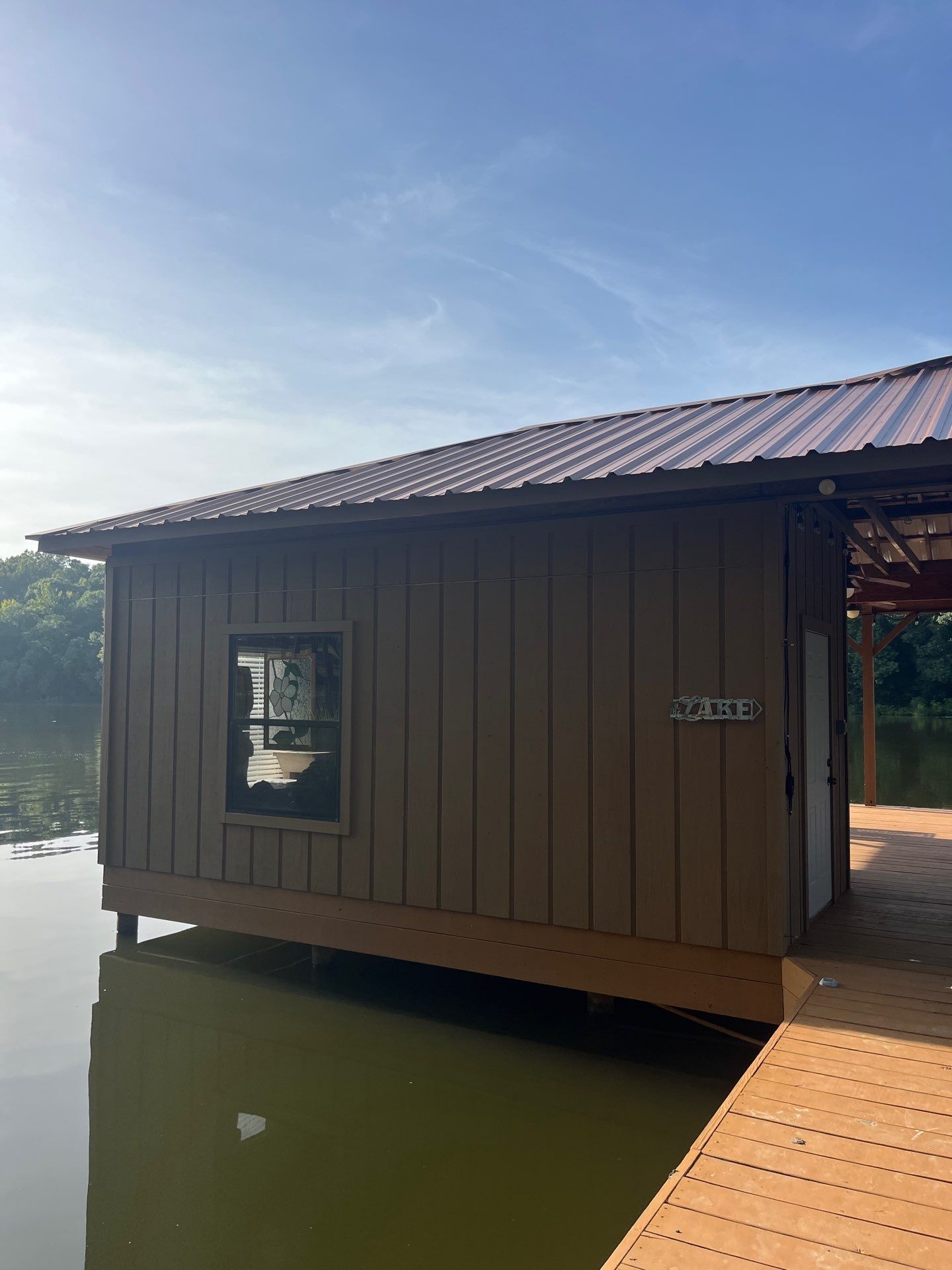 Exterior Painting in Arp, TX | Lake House & Deck Restoration by Quality Coats Painting
