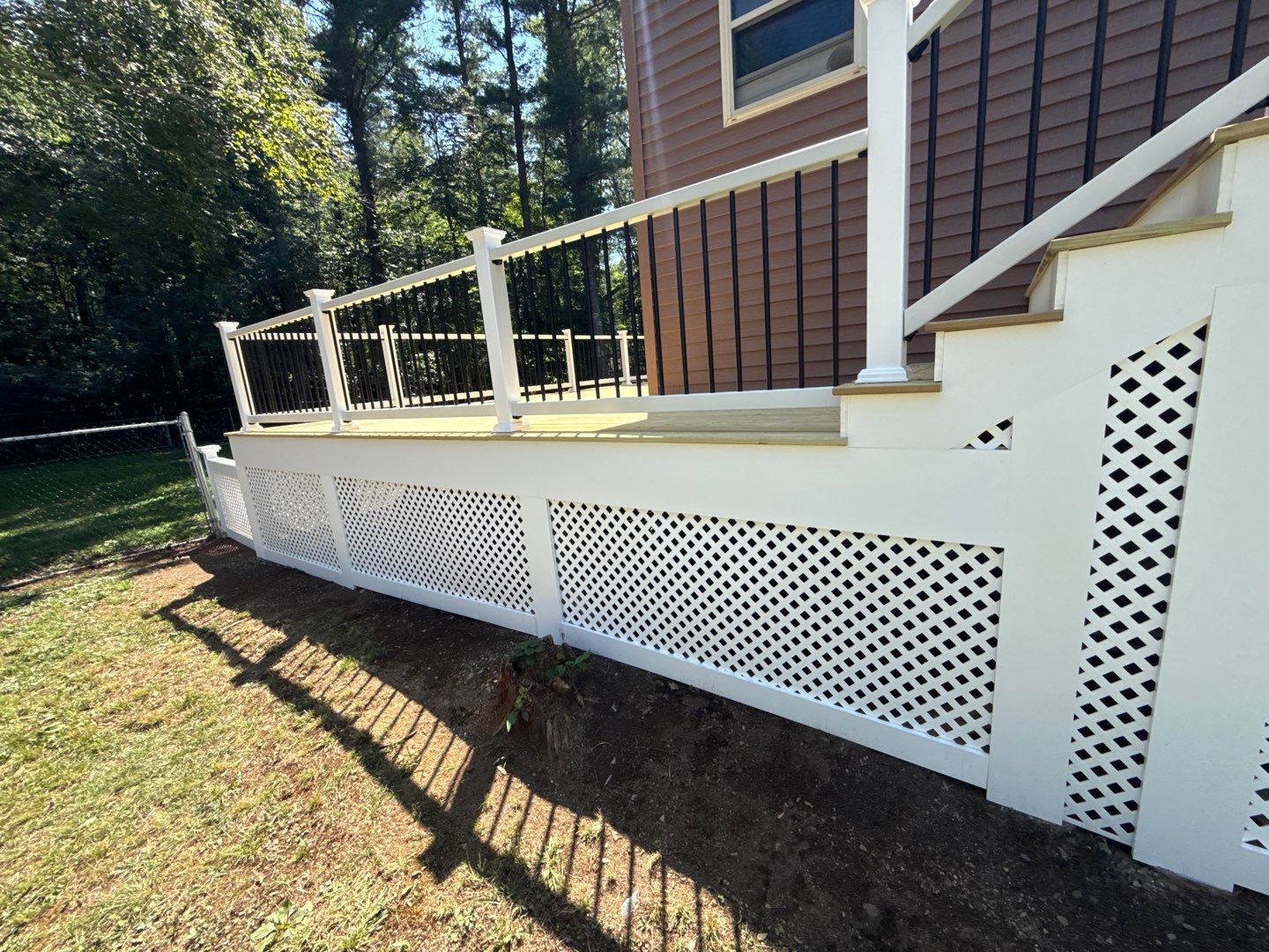 Custom Pressure-Treated Deck and Accessible Ramp Installation in York by Sensible Home Solutions