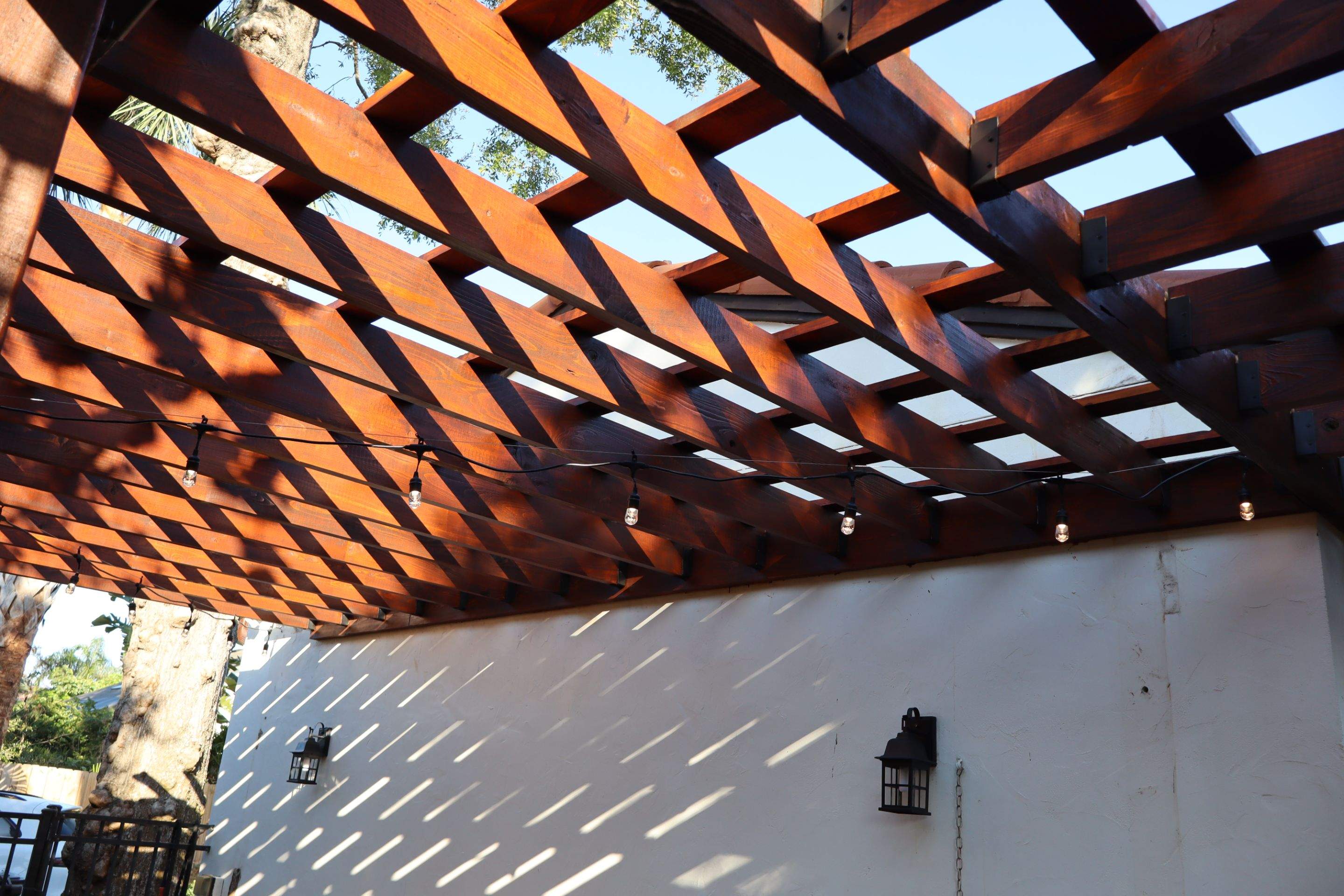 Attach Cypress pergola by Orlando pergolas