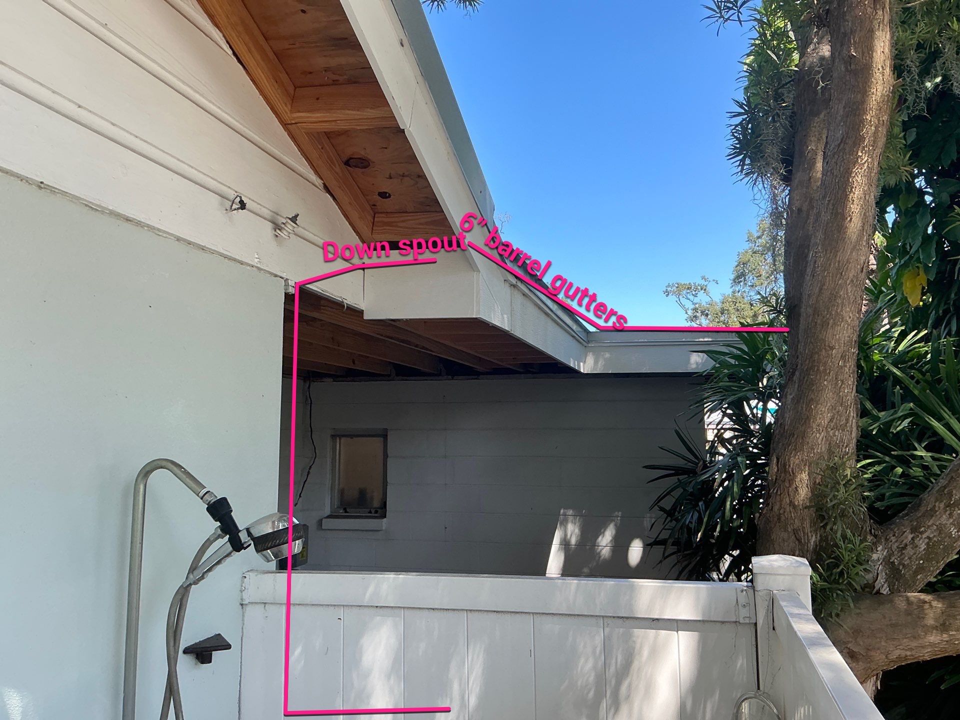 Galvalume Half Round Seamless Gutters and Downspouts in Valrico FL by Gutter Professors