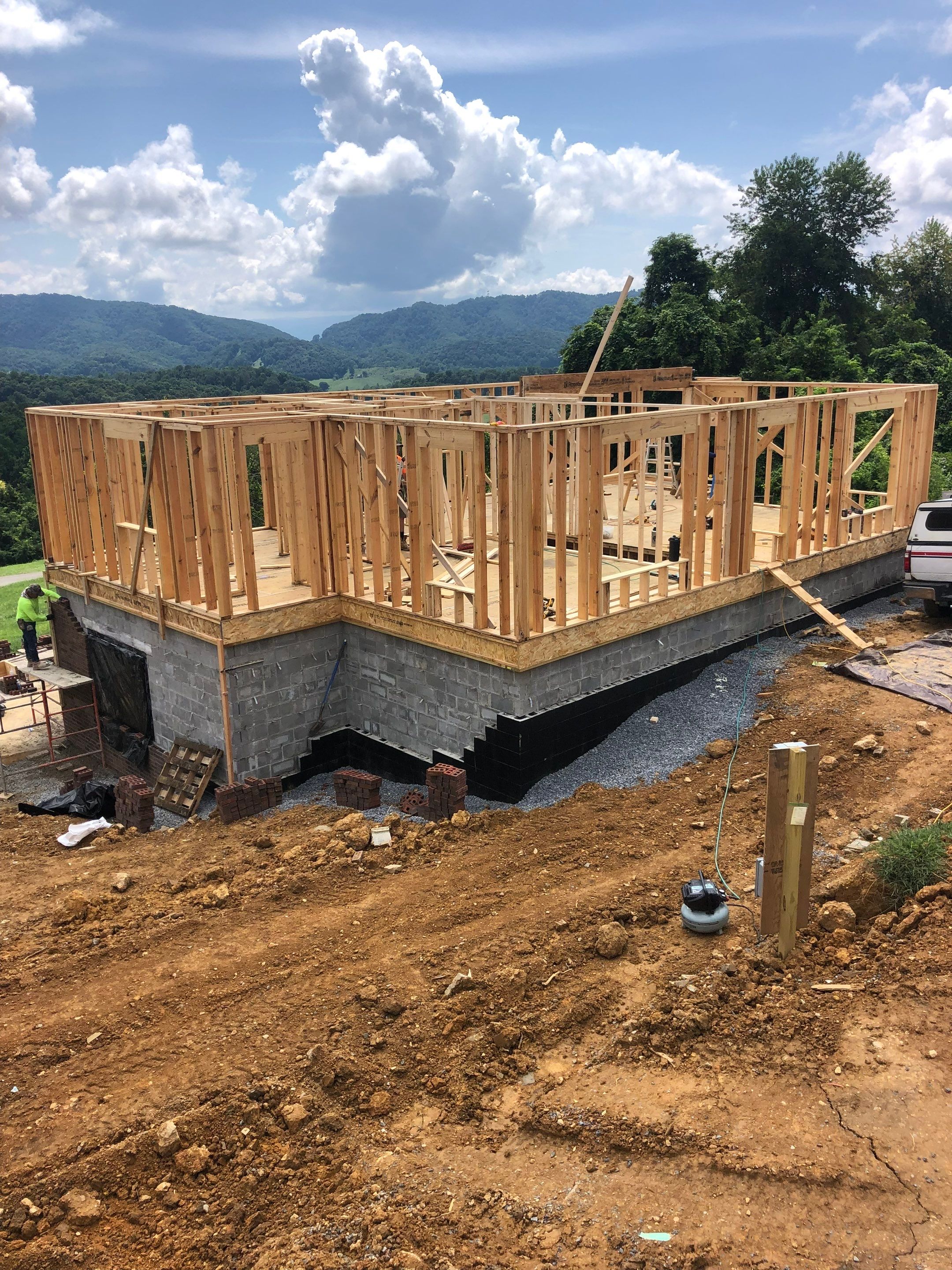 Fire Damage/Ground up rebuild by Wolf Hills Restoration