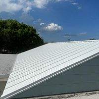 24ga 1" Nail-Strip Regal White  by Total Roofing System The Metal Roof Experts