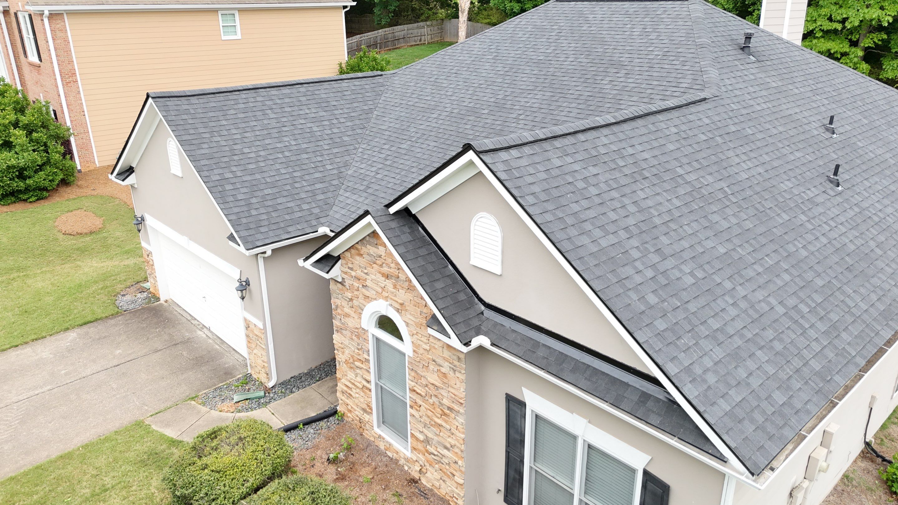 Cumming, GA Roof Replacement CertainTeed Landmark Pro Charcoal Black by Reset Roofing