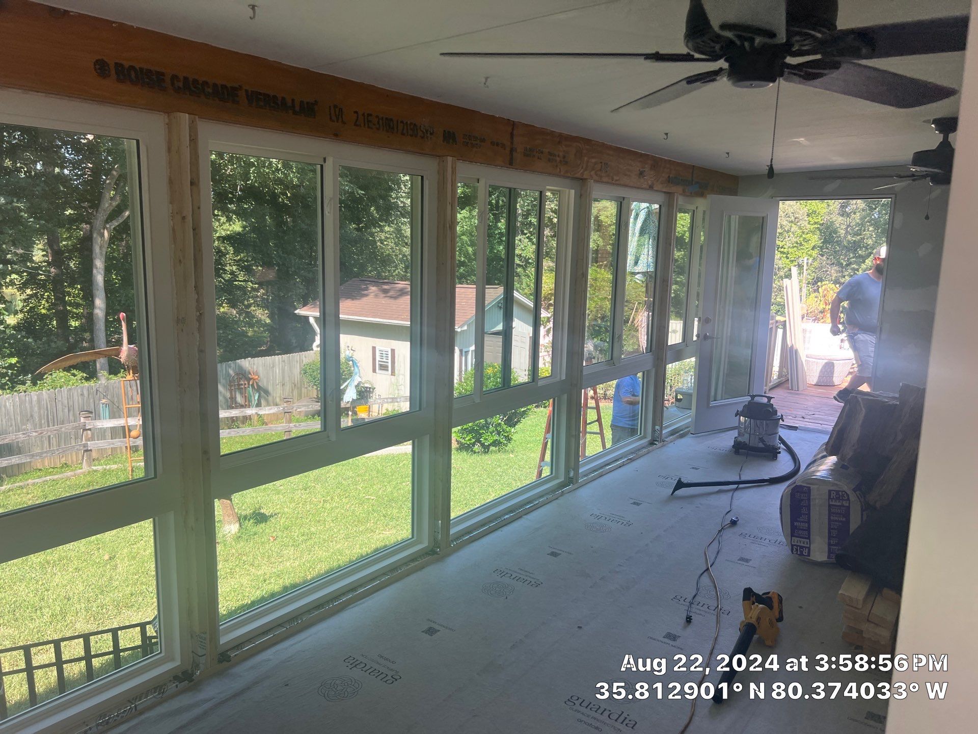 Window, Door, Deck, Custom Patio, Lower Sunroom by Clemmons Windows & Doors