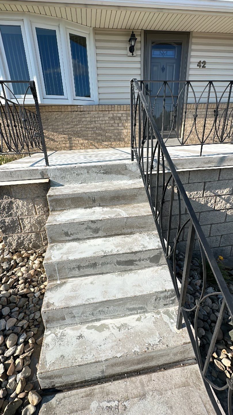 Driveway + Porch + Steps + Walkway Project in Robinson by Floors in a Day, Inc