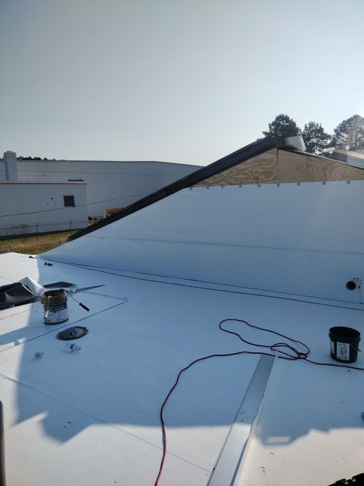Office Building in Magnolia by Hostetler Roofing