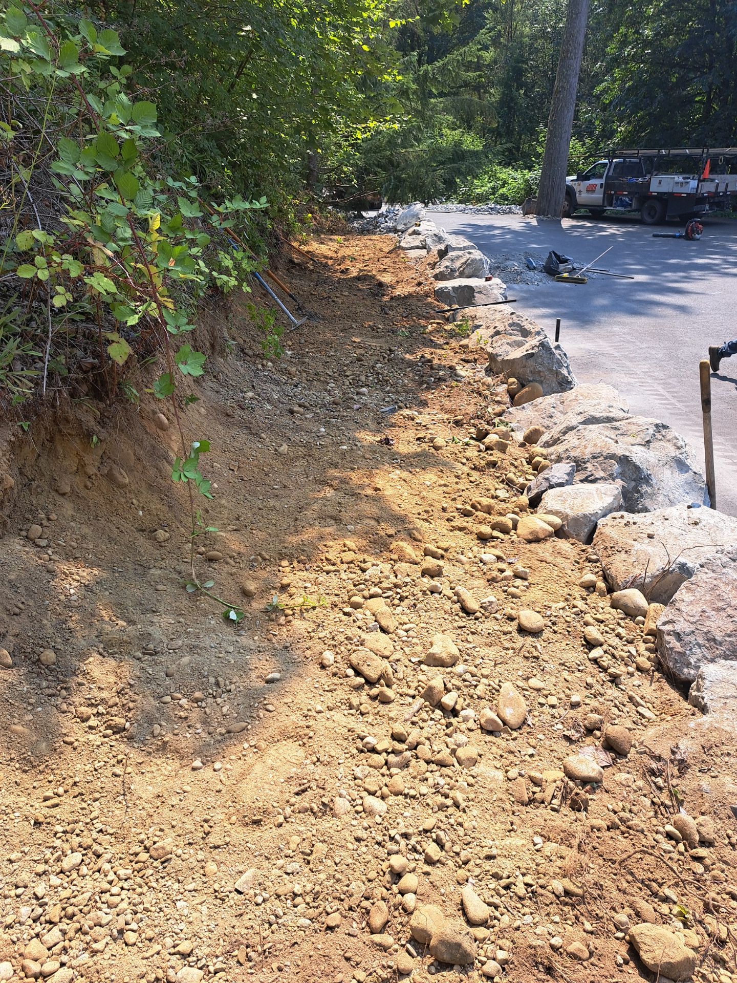Jim | Rockery Wall, Landscaping, Road Repair & Sealcoating by Jireh Asphalt & Concrete Inc 