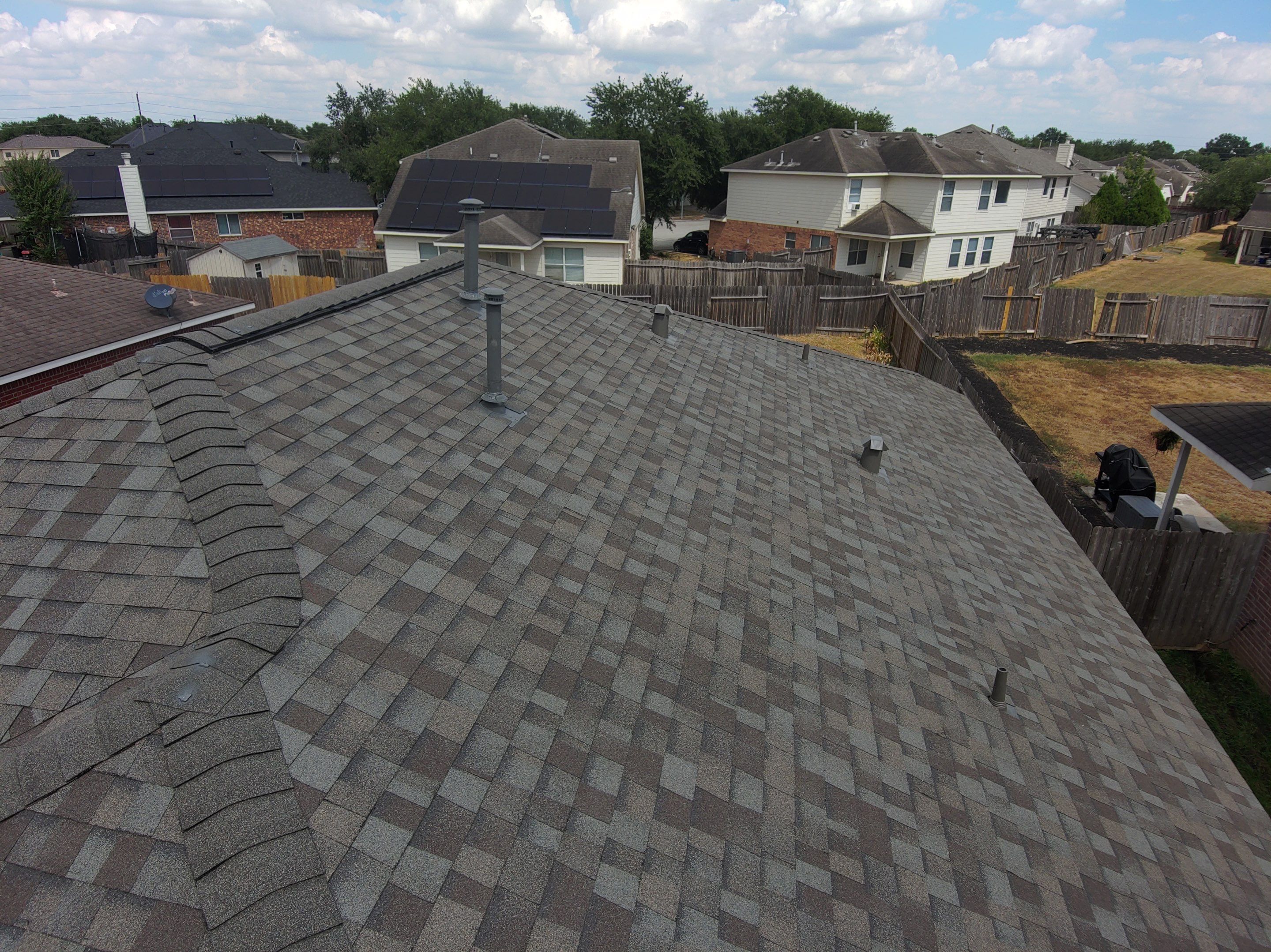 Residential Roofing Installation using Owen's Corning Duration (Lifetime) Shingles by Roof Repair Company