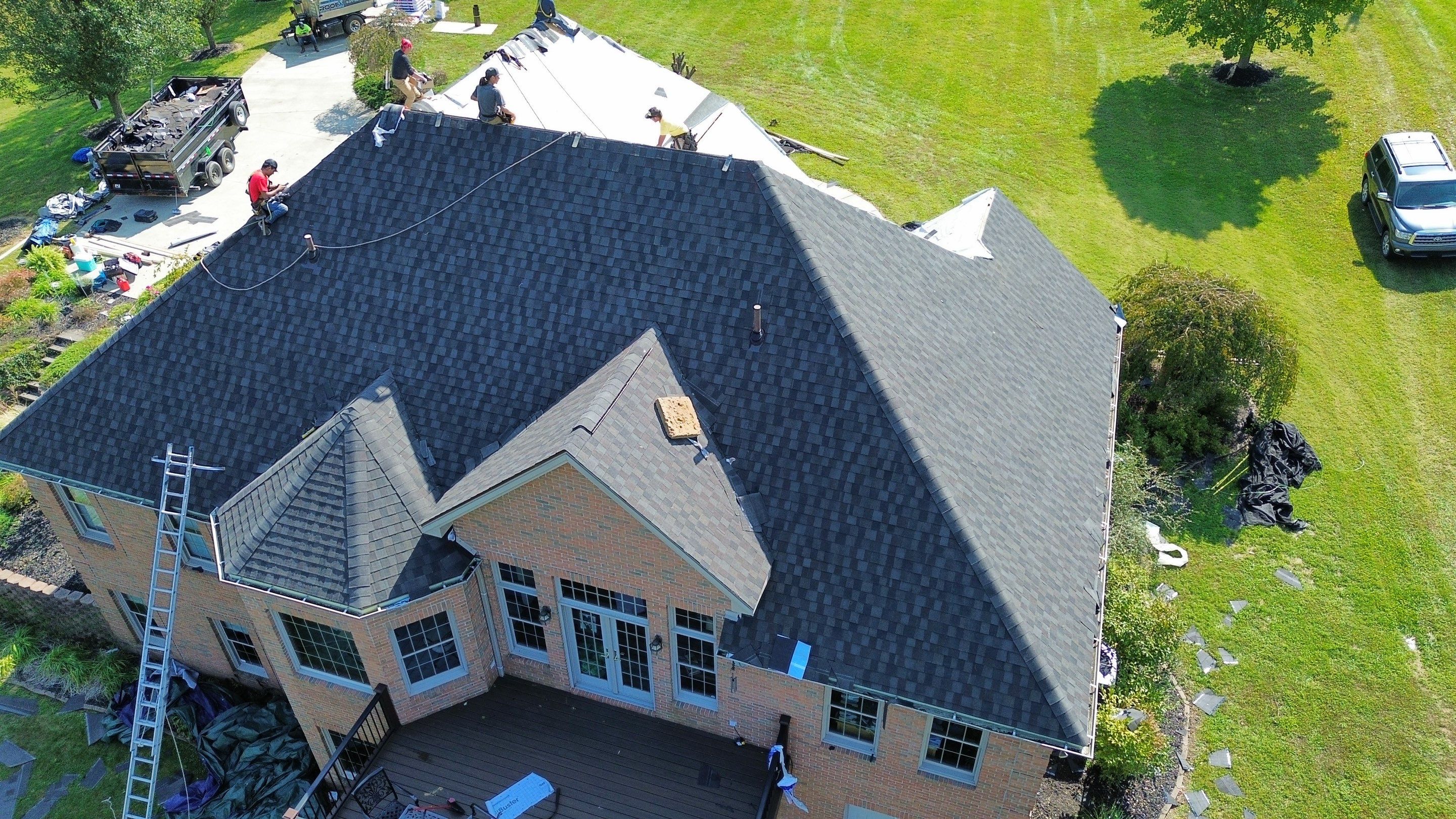 Residential Roofing Installation using Timberline HDZ Shingles - Appalachian Sky by RoofX 