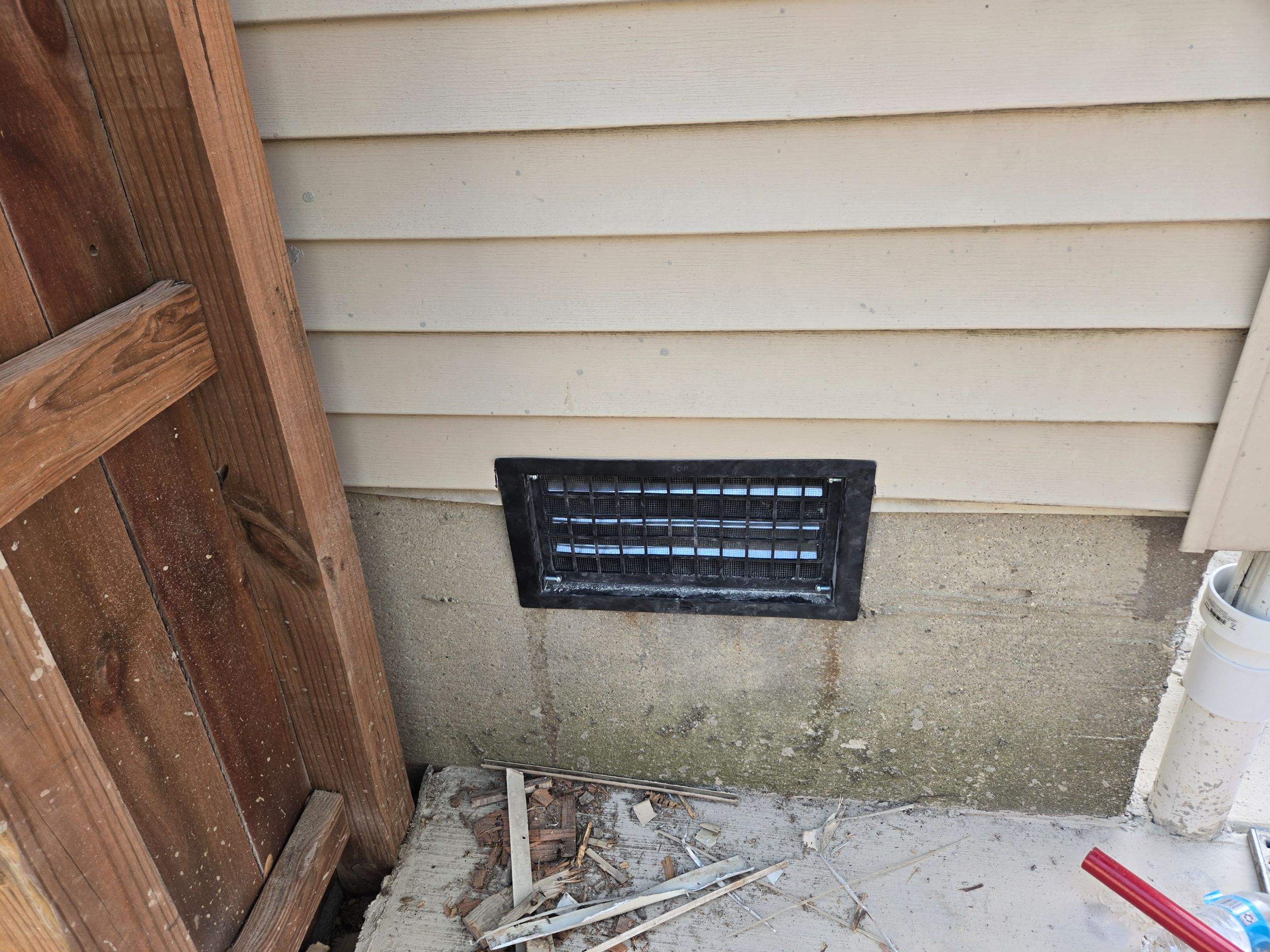 Crawl Space Insulation & Vent Opening Modification by Allied Water Services