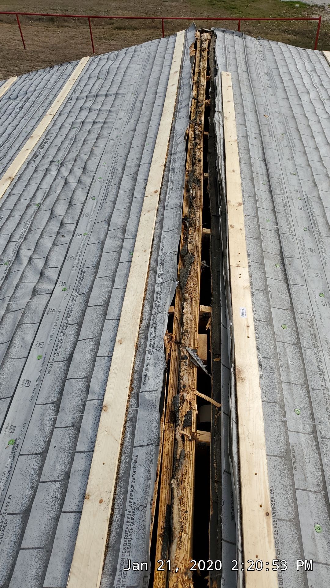 Residential Roofing Installation using PBR Metal Roof by Harvey Roofing & Construction