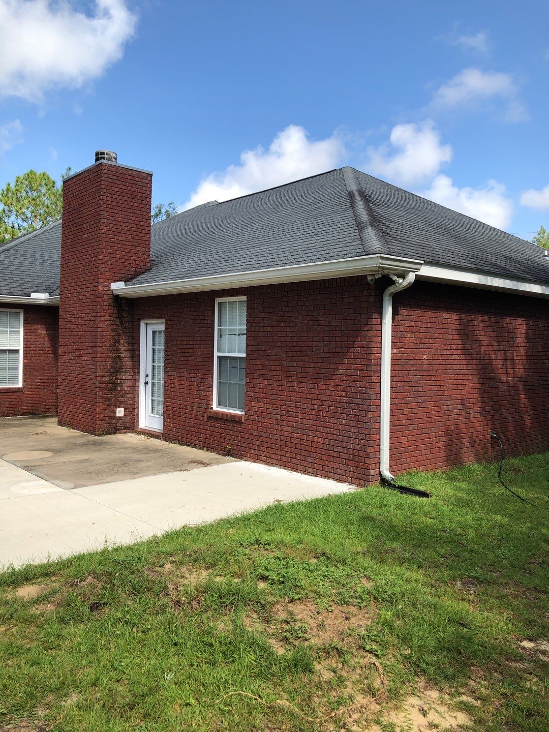 Gutter Installation using White K-Style Seamless Gutters by Gutter Professors