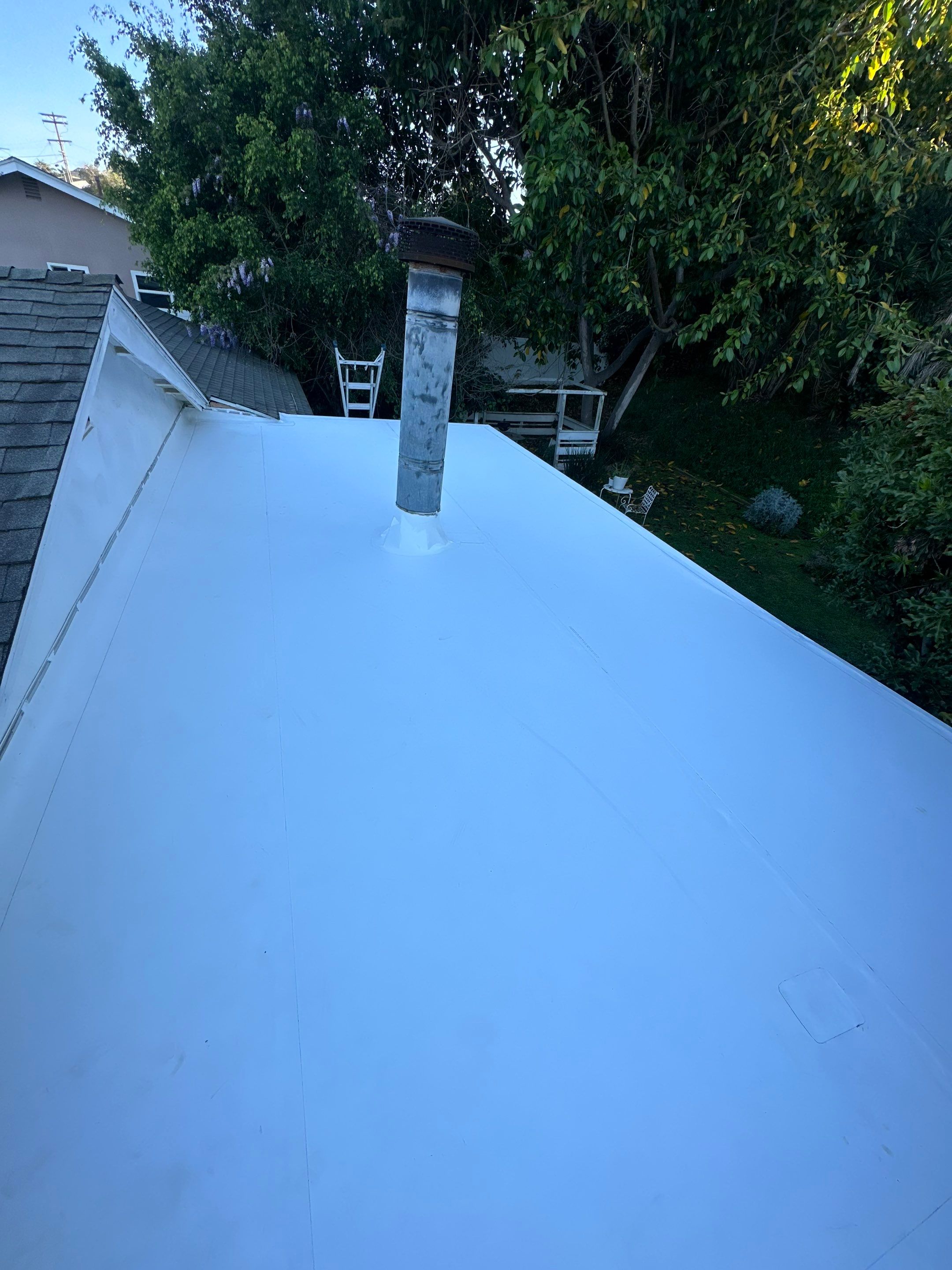 Mission Bay TPO Roof Replacement with Porch Conversion by Zenith Roofing Services