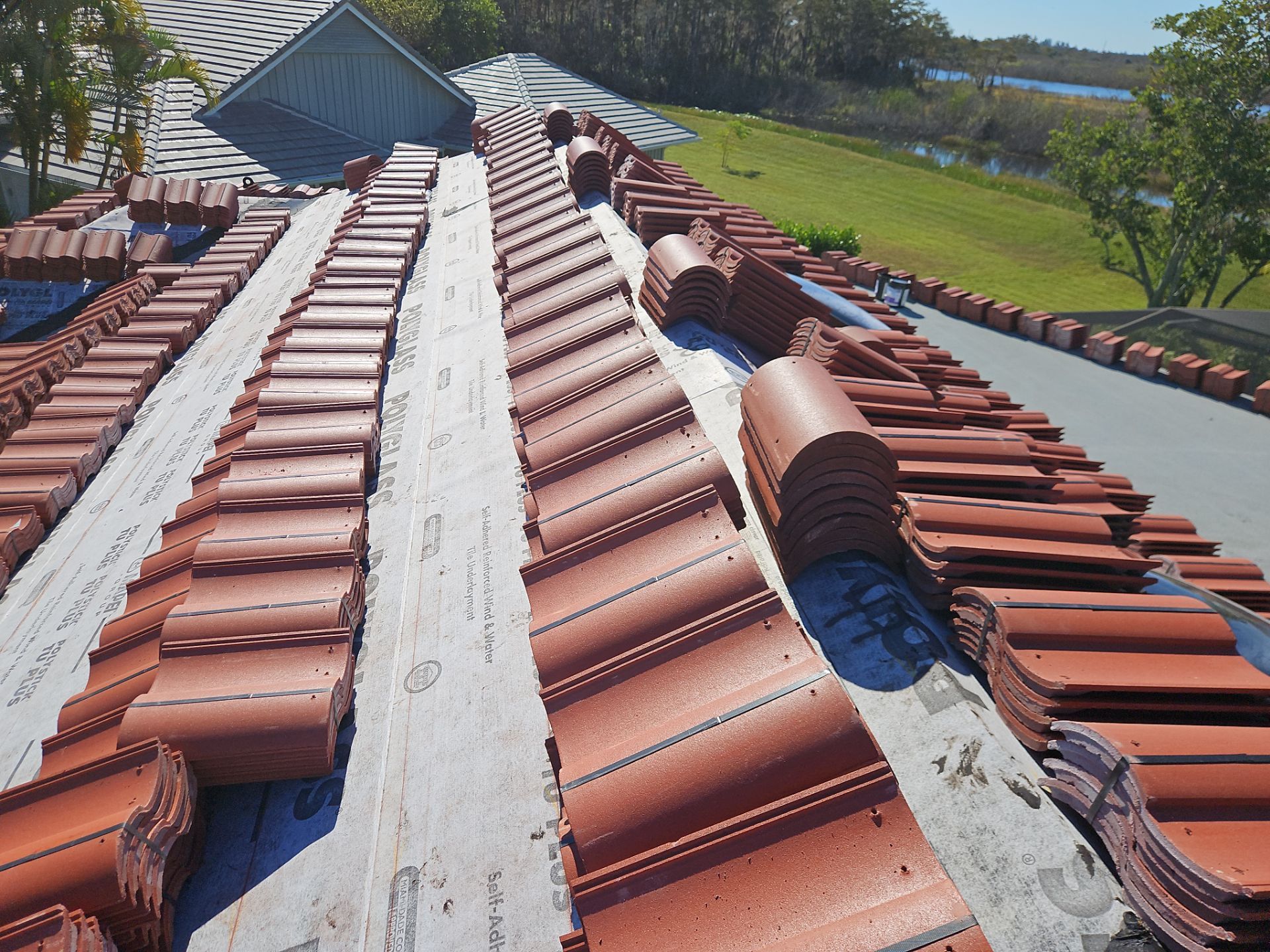 Residential Roofing Installation using WestLake Roofing Tile by BLUES BROTHERS ROOFING