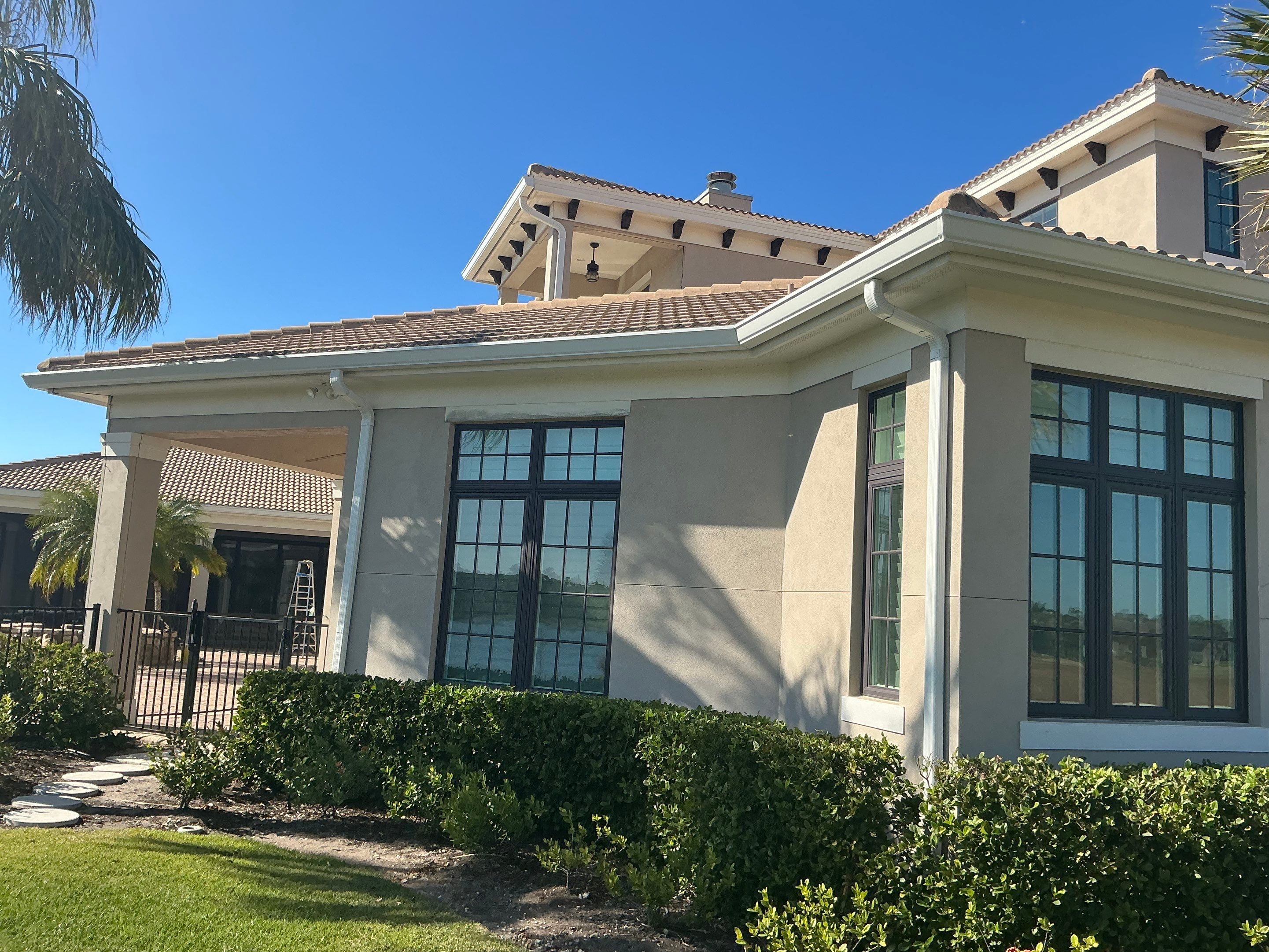 Downspout Installation for Multi-Story Homes in Lakewood Ranch by Gutter Professors