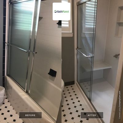 Tub to Shower