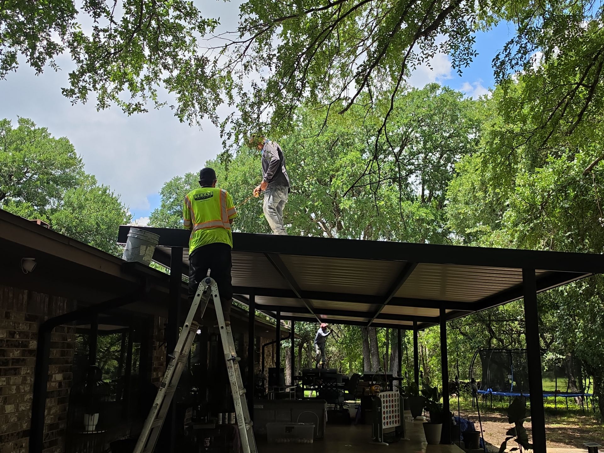1000sf Patio Cover by REPS Austin Area Roofer