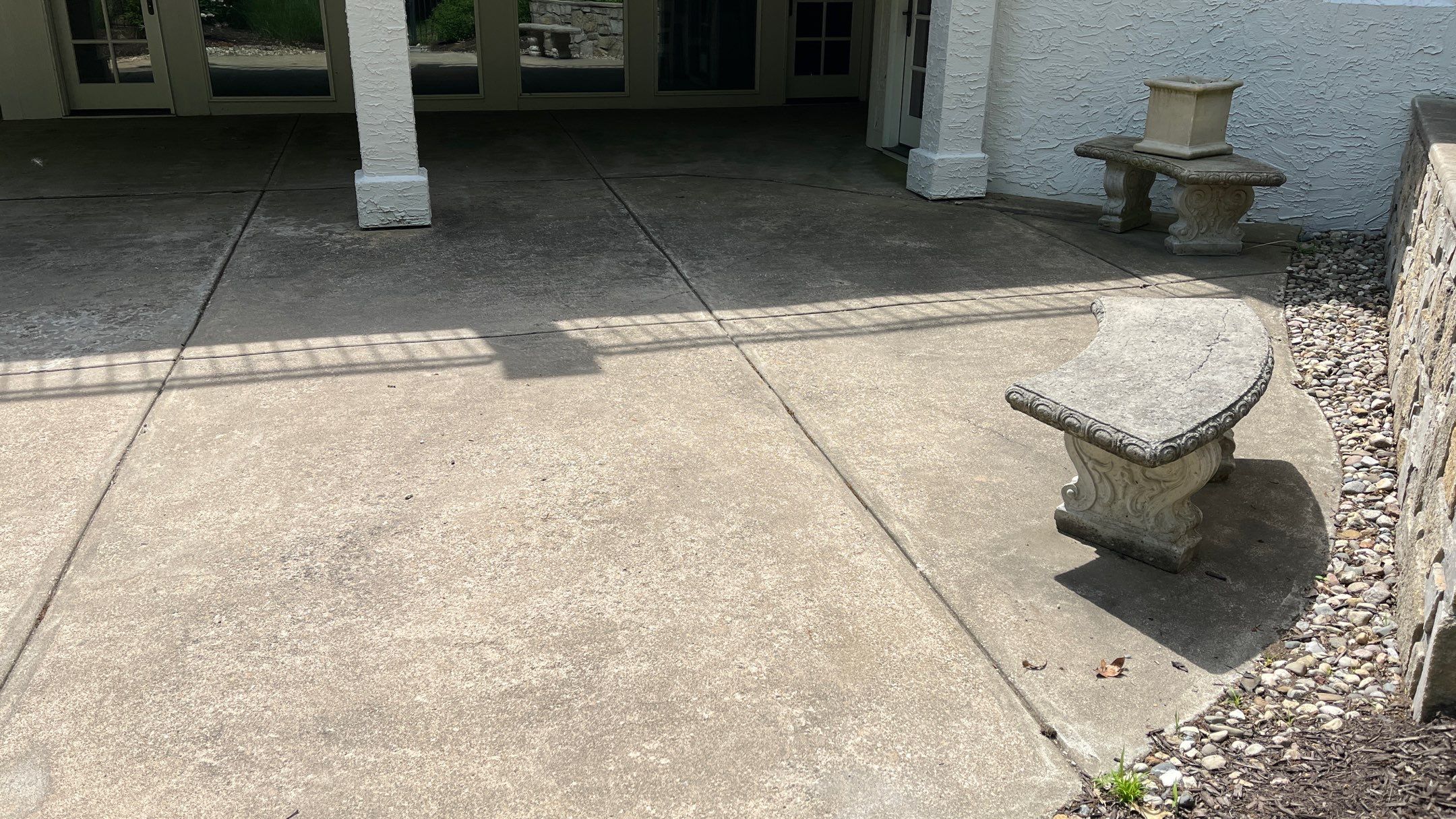 Pool Deck Resurface W/ Custom Scoreline - Olathe, KS by Big Red Decorative Concrete, LLC