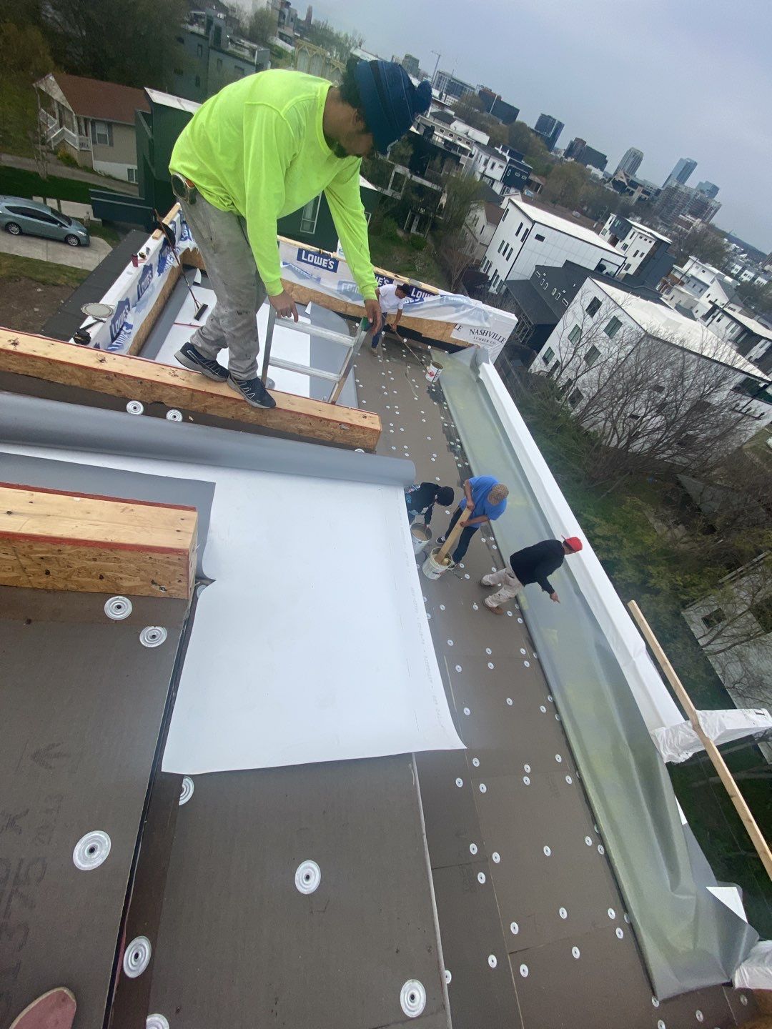 Residential Roofing Installation using TPO by Undersun Roofing 