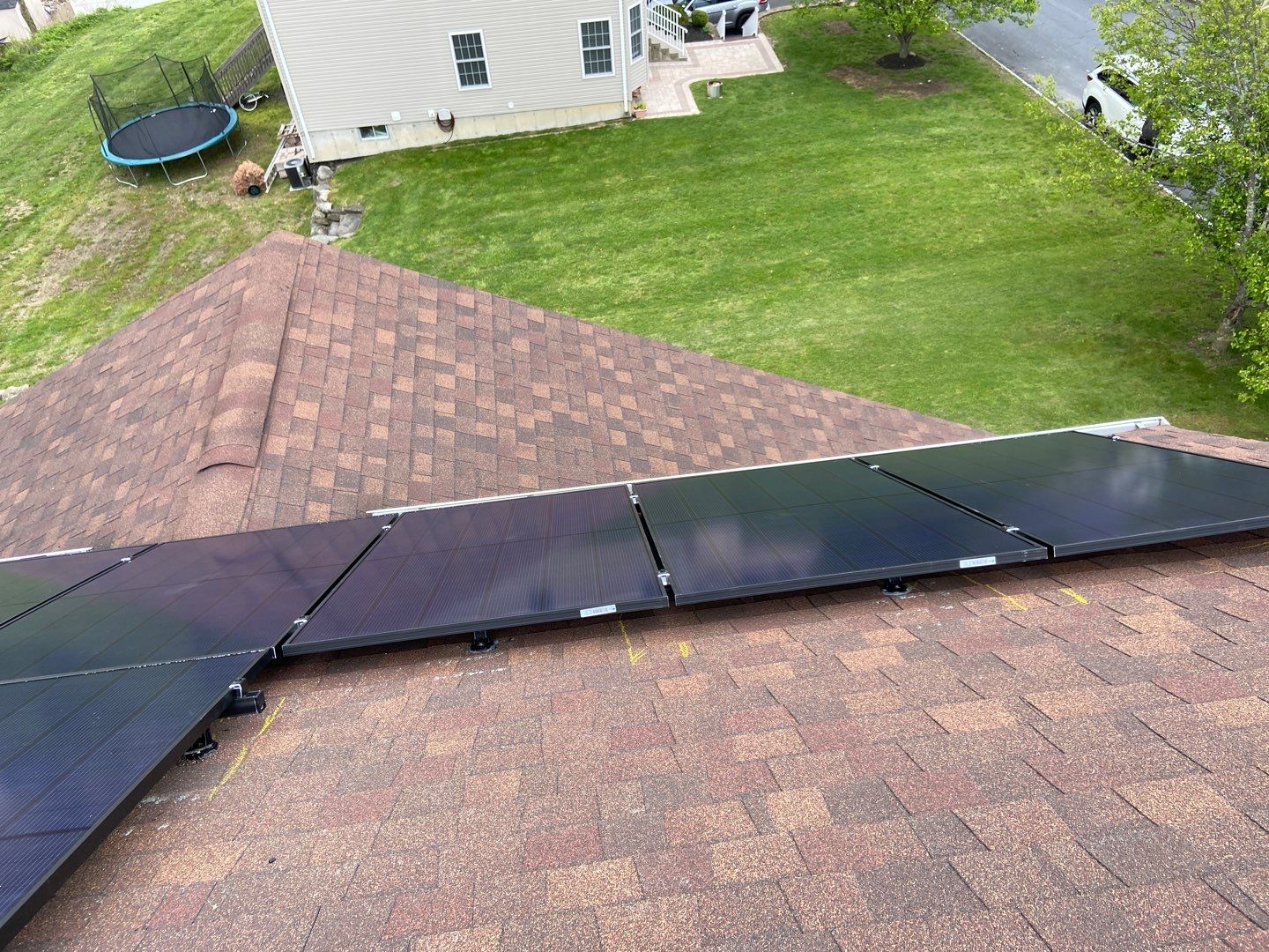Solar Panel Installation on a Roof in Good Condition by Infinity Solar Systems