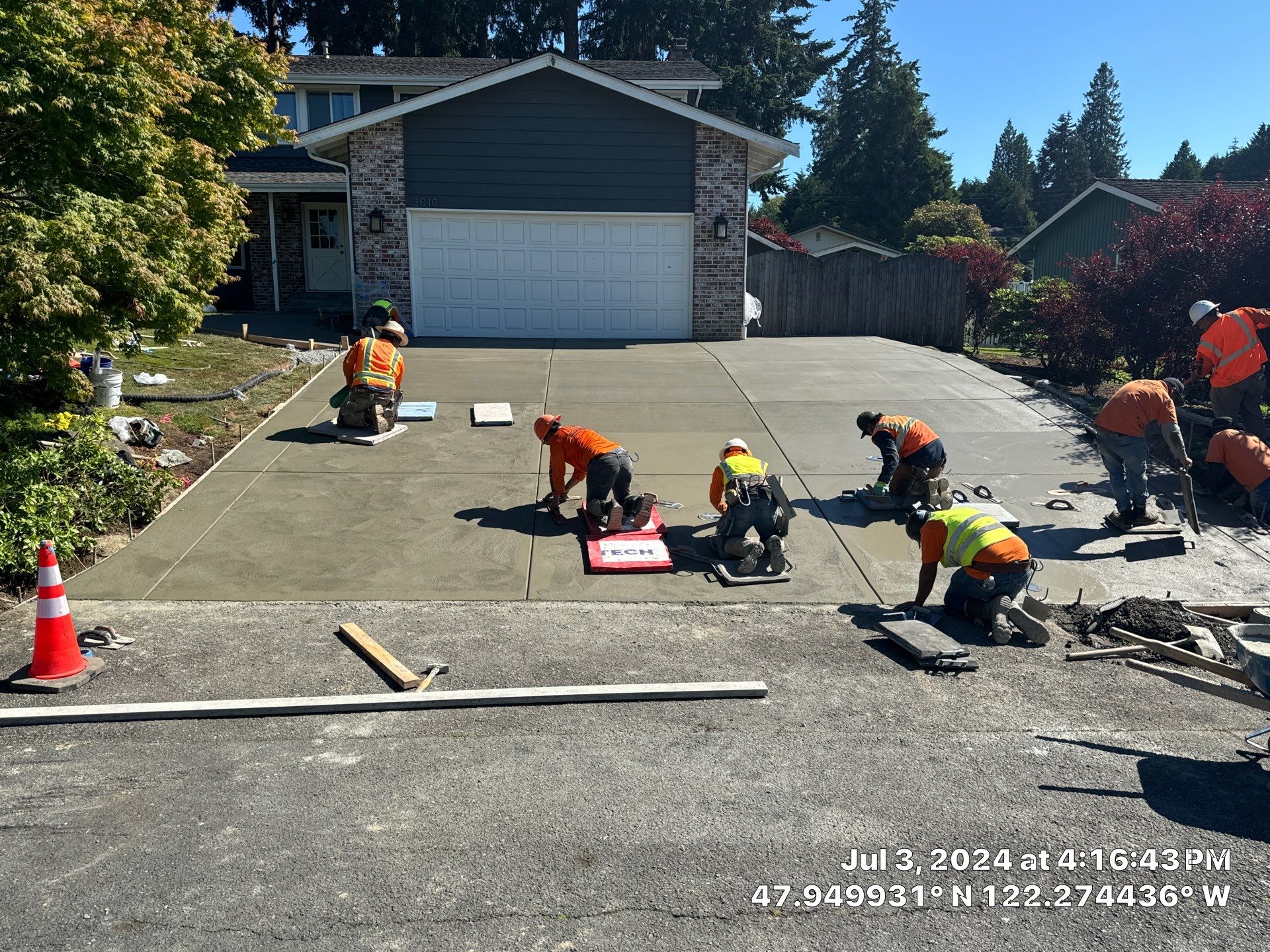 Jacob | Concrete Driveway  by Jireh Asphalt & Concrete Inc 