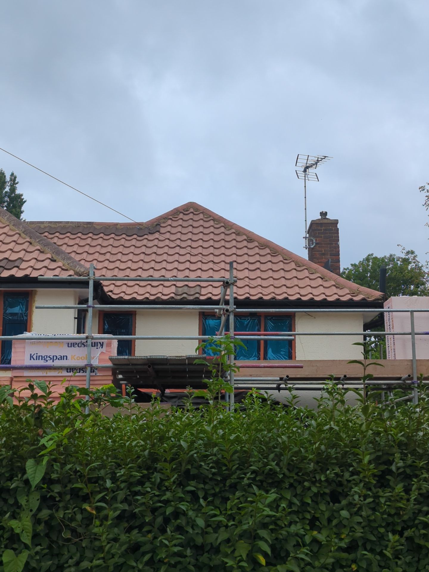 Roof Clean - Biocide Treatment using Honda 15lpm Low Pressure Washing Machine by Ges Exterior Cleaning ltd