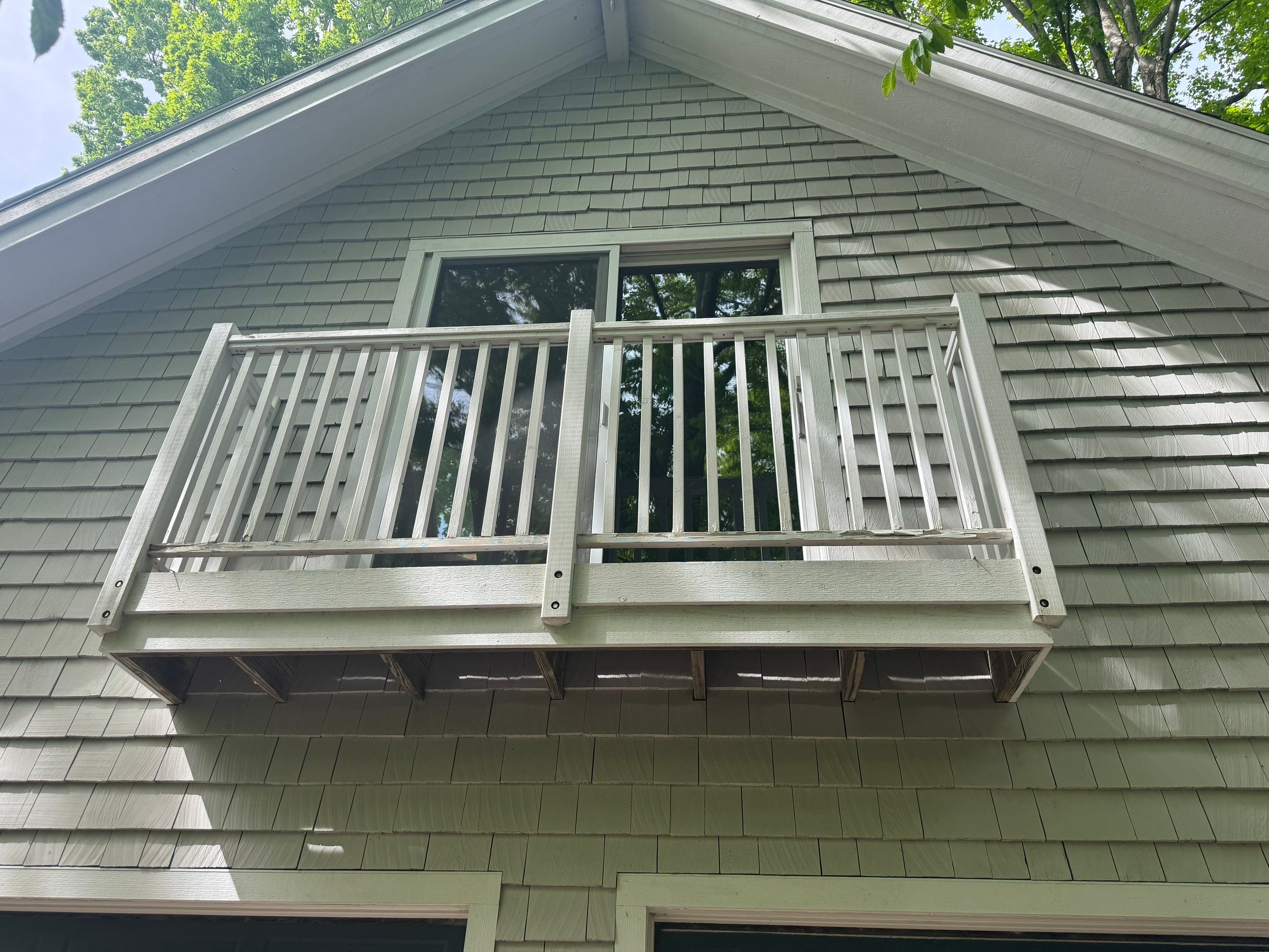 Lakefront Deck Pressure Washing, Exterior Wood Staining, and Painting in West Olive MI by Gordon Painting