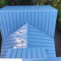 .032 Aluminum 1.5" Mechanical Seam Slate Blue  by Total Roofing System The Metal Roof Experts