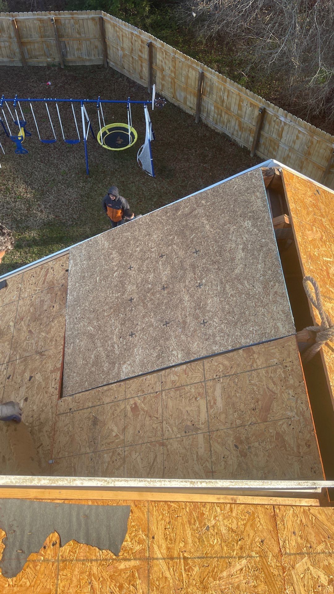 Roof replacement and interior repair by hail damage by Just Brilliant Restoration JBR