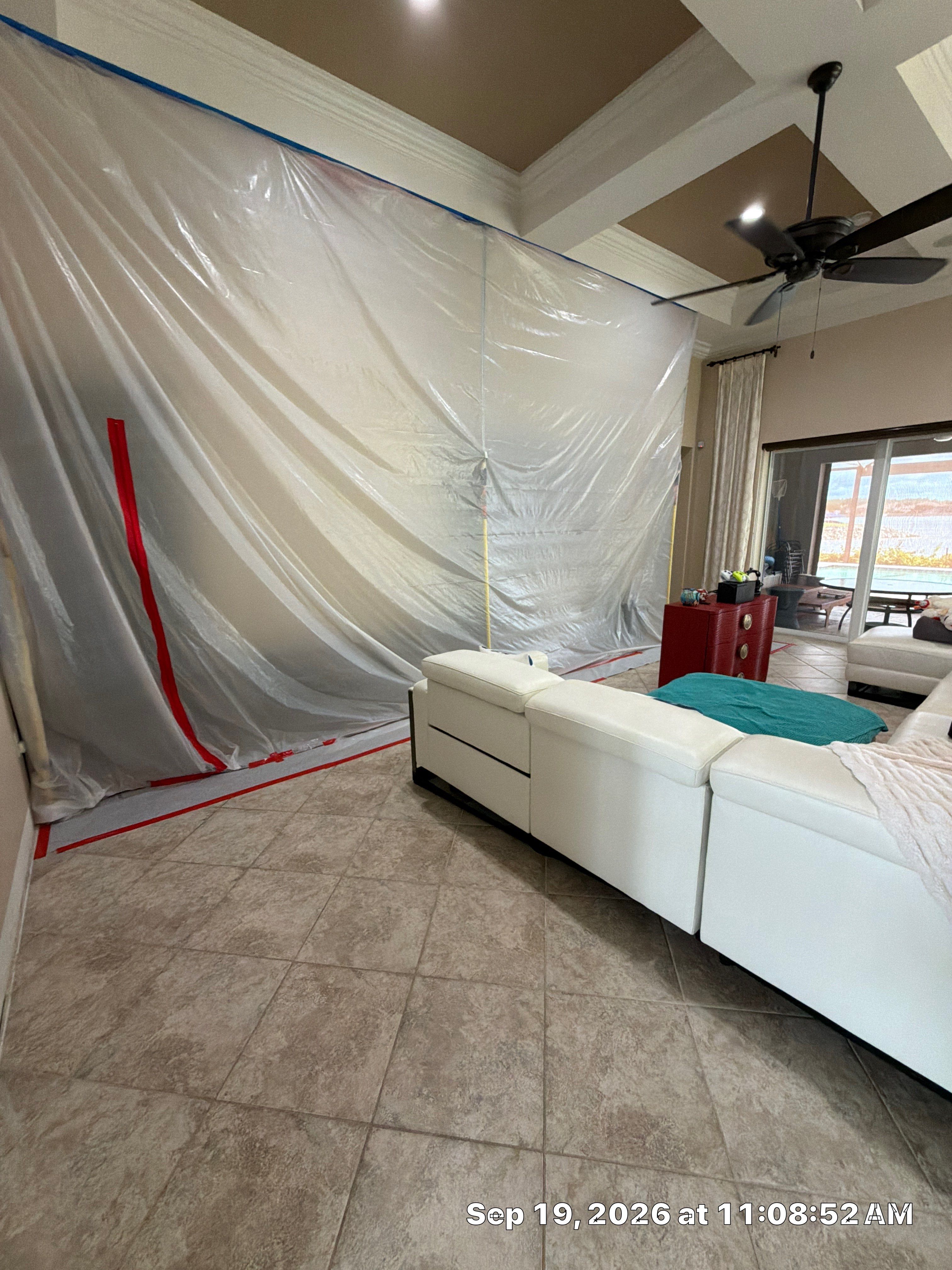 Water Damage Mitigation and Mold Remediation for Naples Residence by Microscope