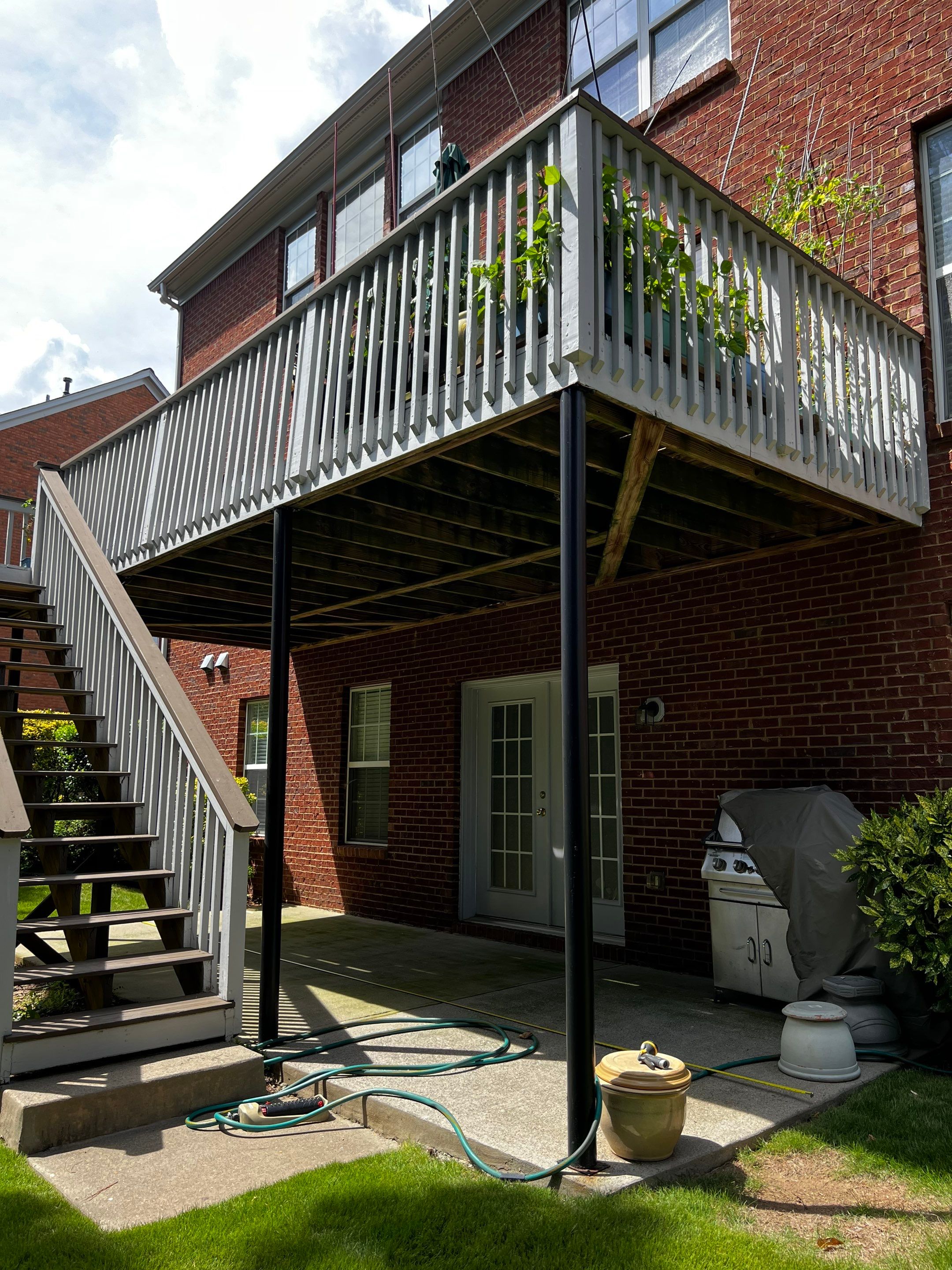 Elevated TimberTech Composite Deck Installation in Cumming by Swift Home Renovations