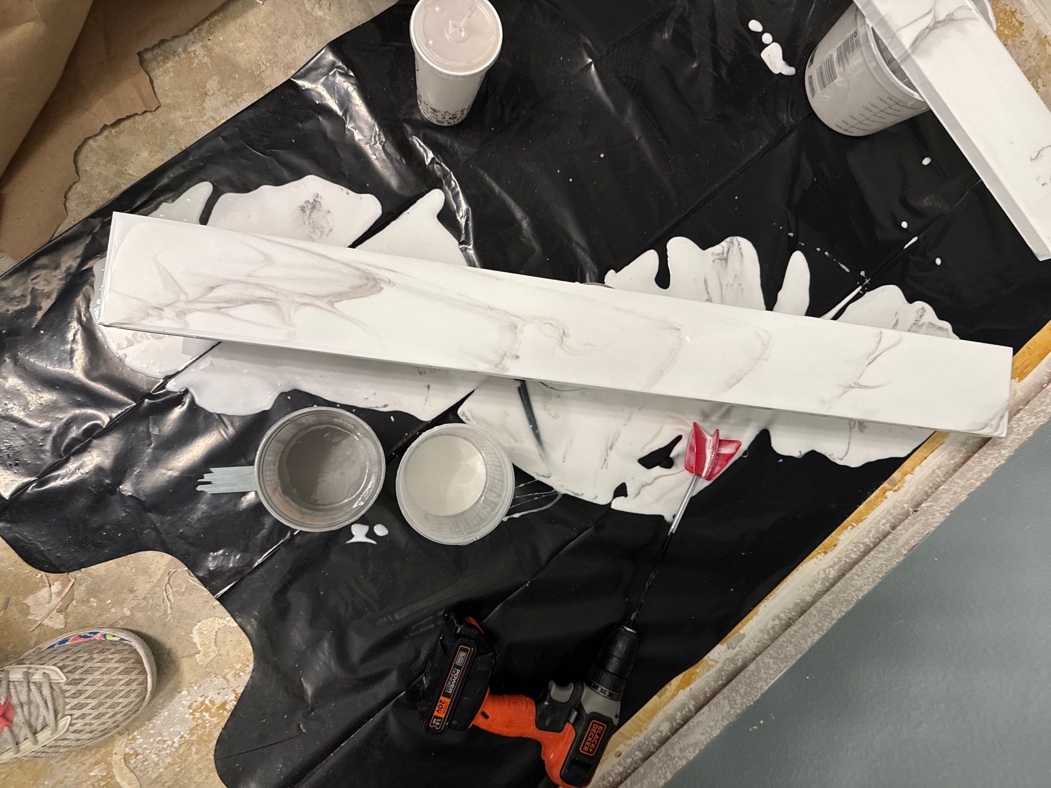 Tile Installation & Epoxy Countertop by Axtra Hand